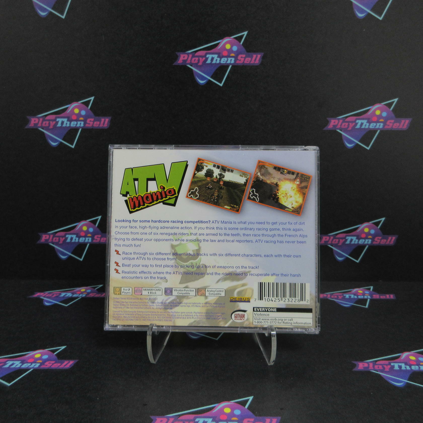 ATV Mania PS1 PlayStation 1 - Like New