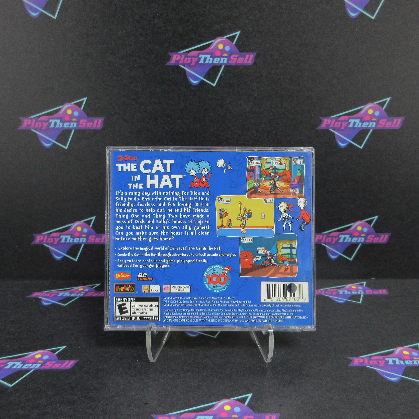Dr Seuss The Cat in the Hat PS1 PlayStation 1 - Like New