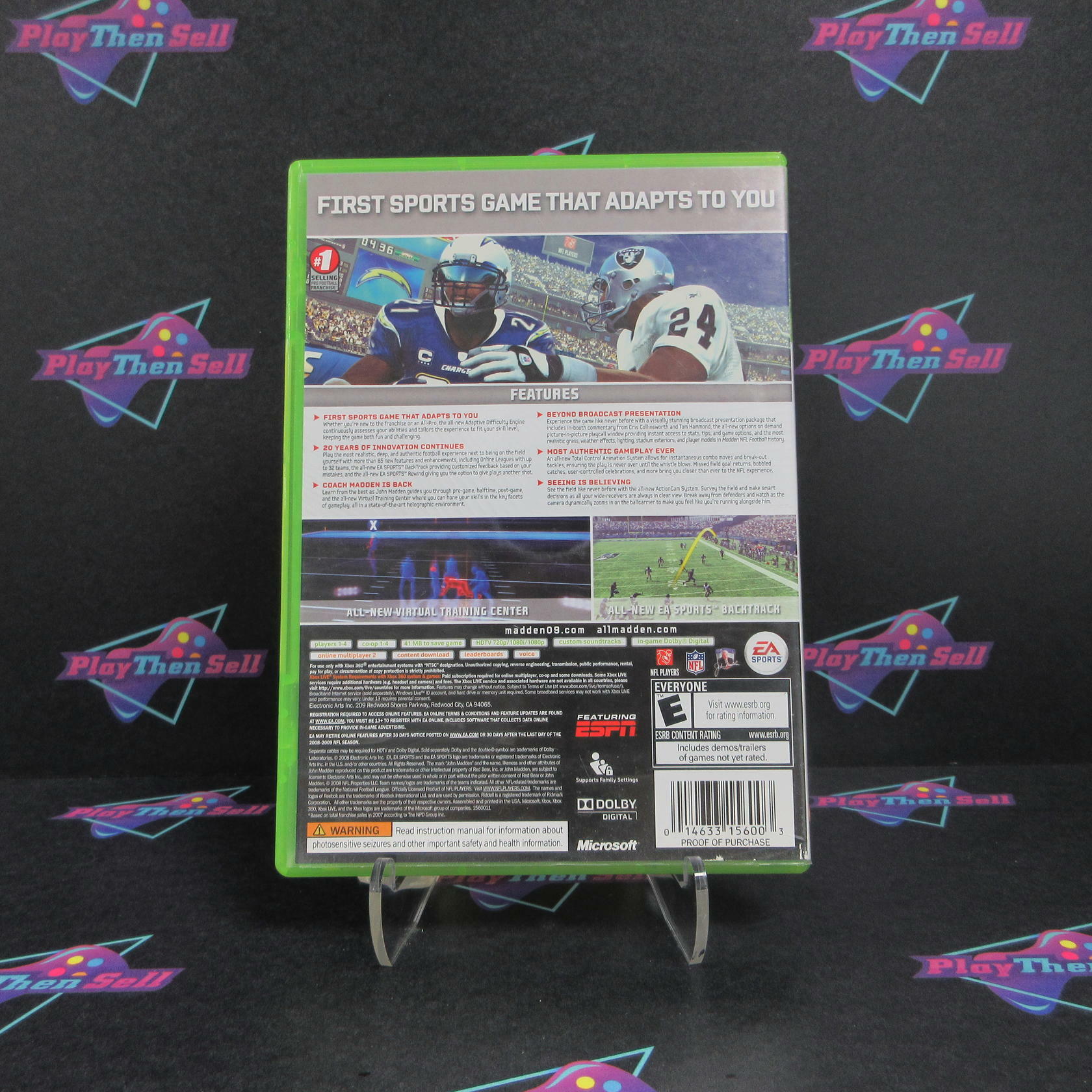 Madden NFL 09 Xbox 360 AD - Very Good
