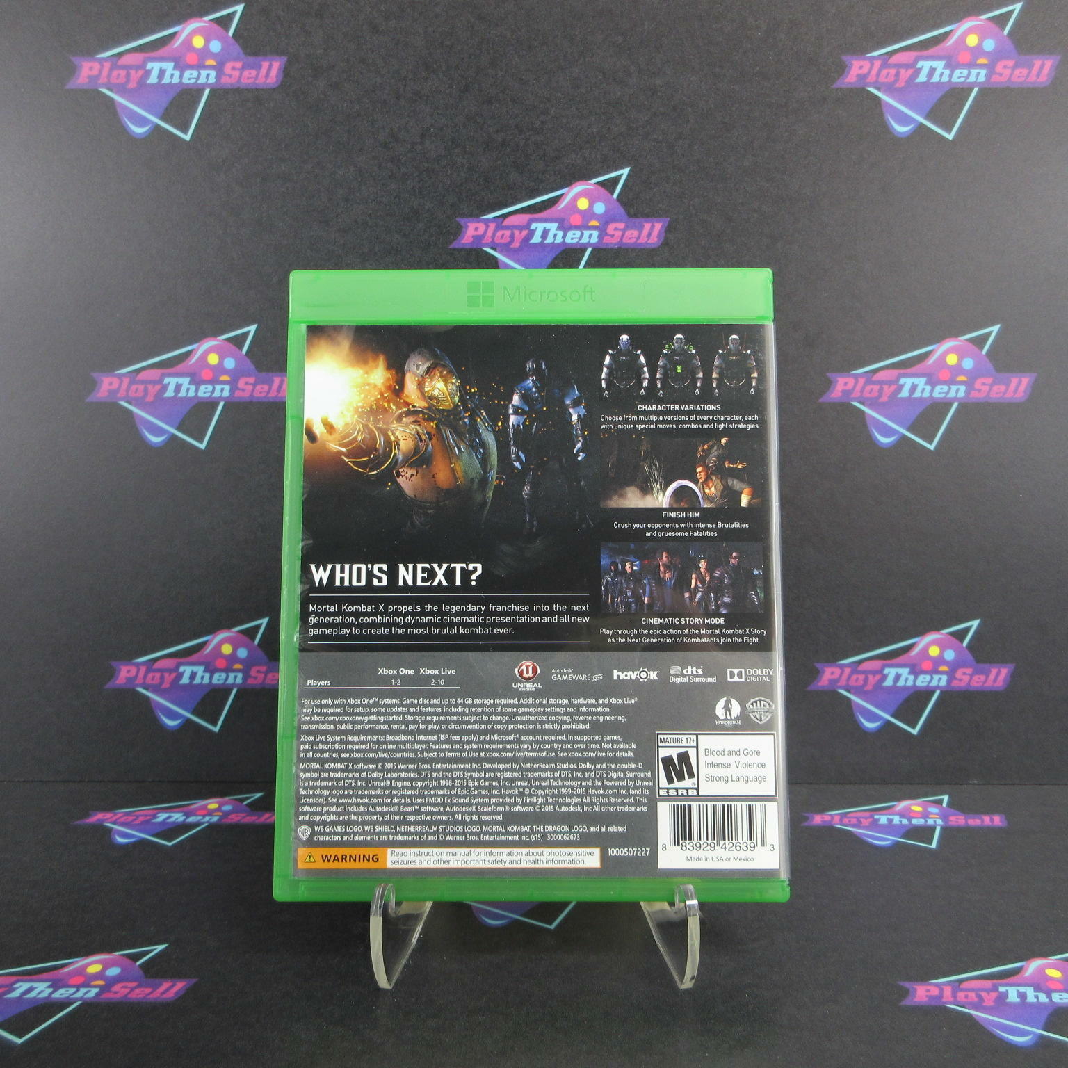 Mortal Kombat X Xbox One - Like New