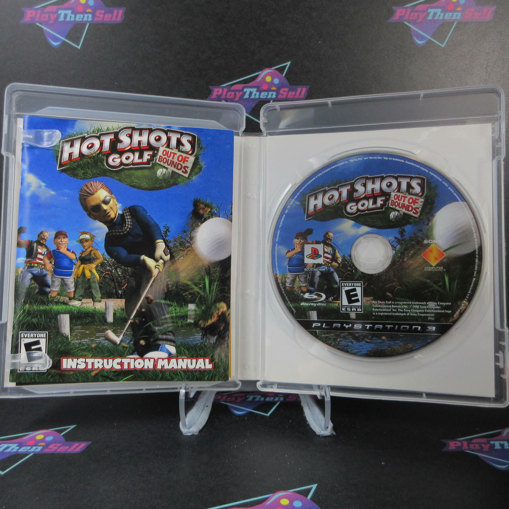 Hot Shots Golf Out of Bounds PS3 PlayStation 3 + Reg Card - Like New