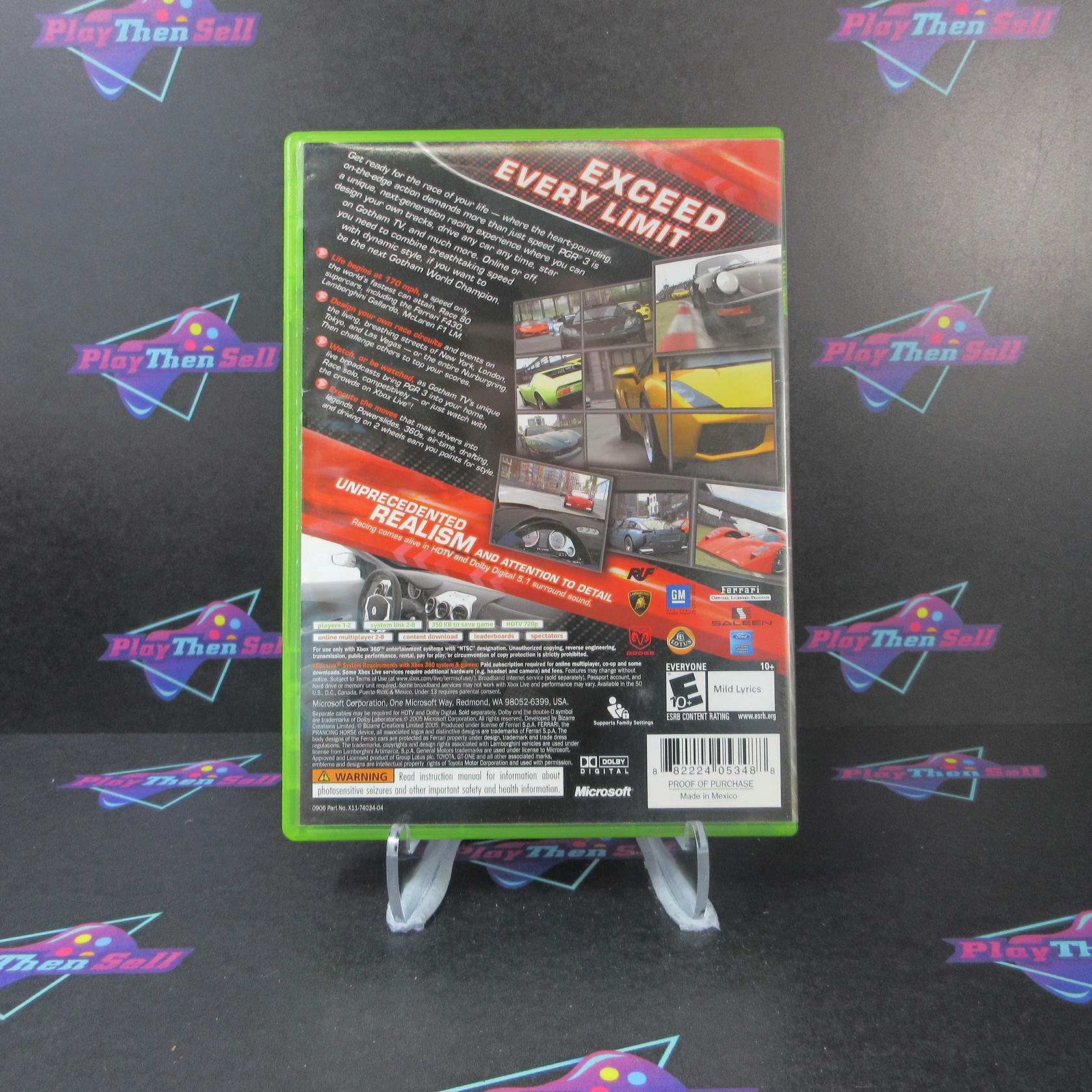 Project Gotham Racing 3 Xbox 360 PH - Like New