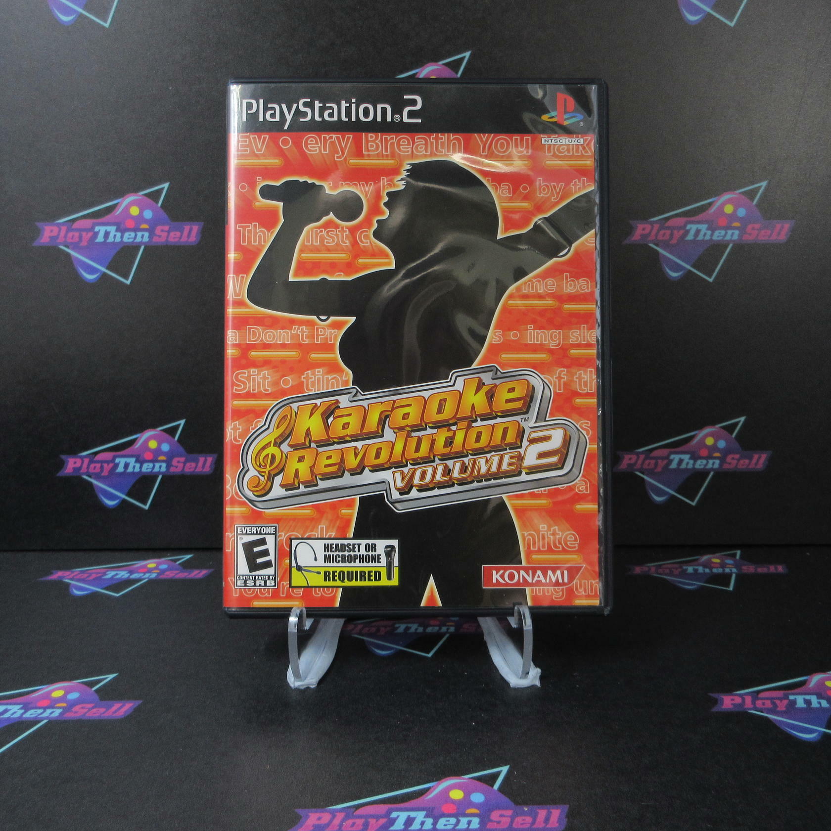 Karaoke Revolution Volume 2 PS2 PlayStation 2 - Like New