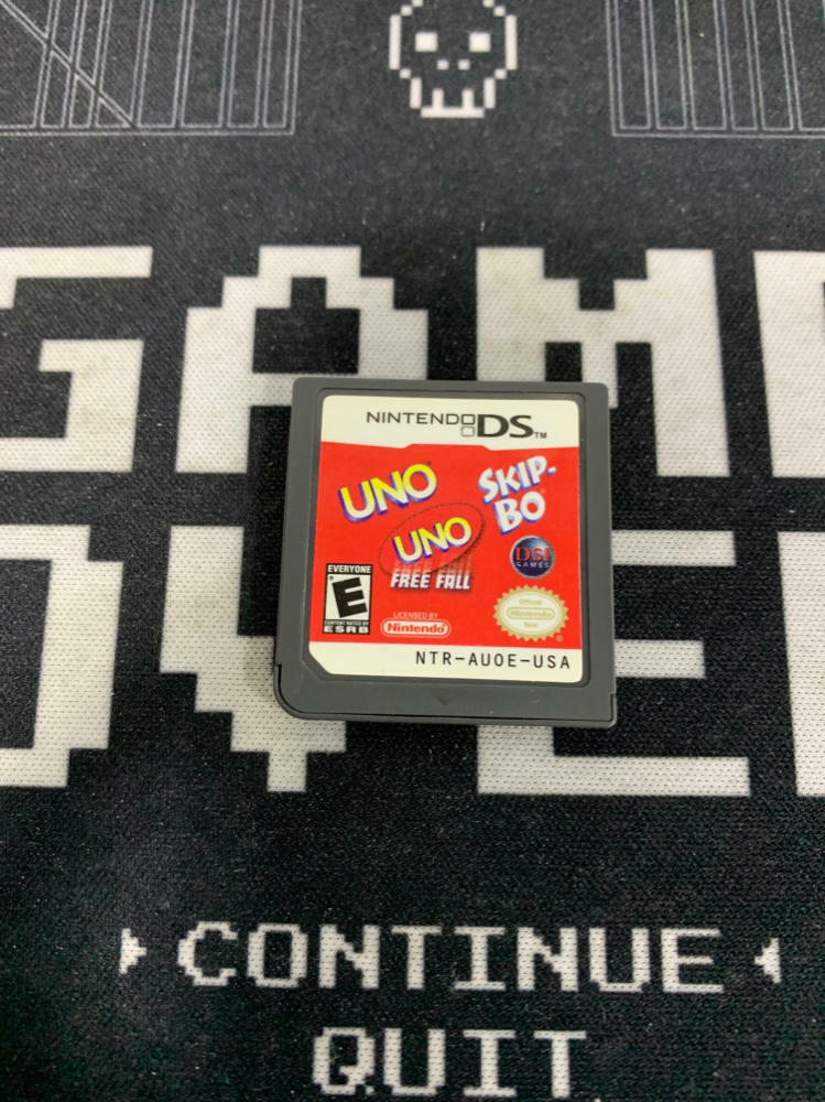 Uno / Skip-Bo / Uno Freefall Nintendo DS - Like New