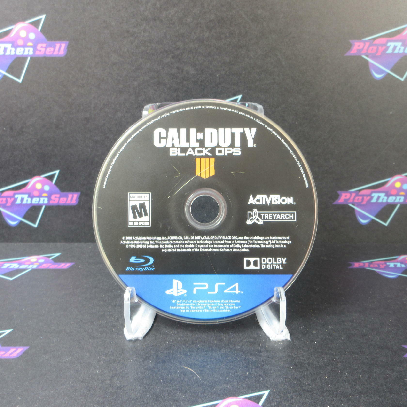 Call of Duty Black Ops 4 PS4 PlayStation 4 Disc Only DD - Very Good