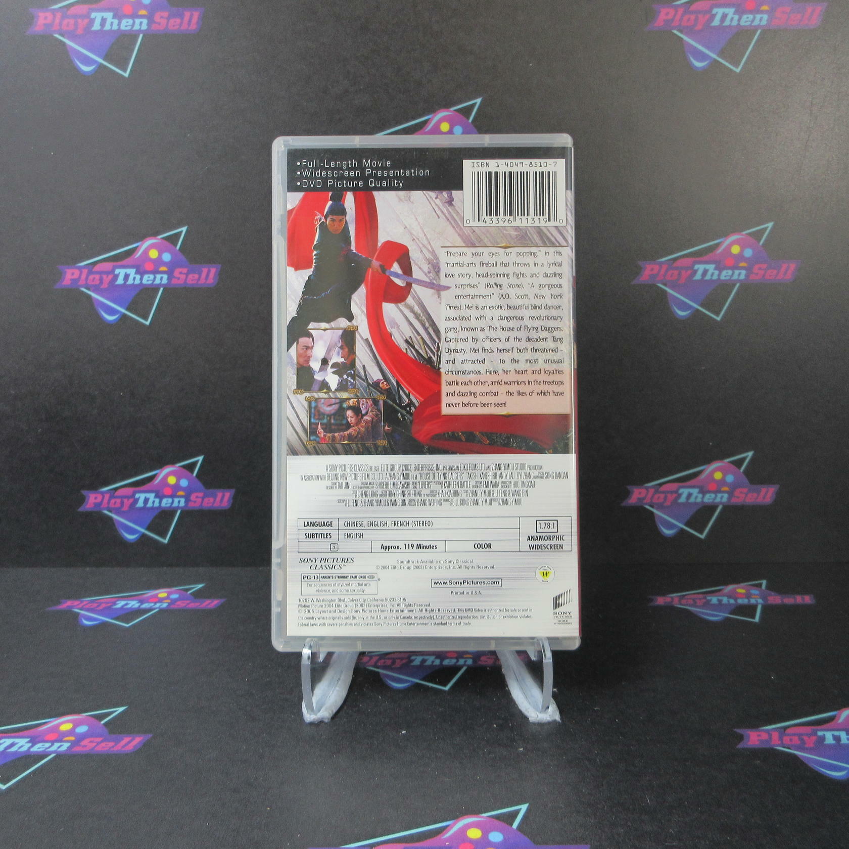 House of Flying Daggers Sony PSP UMD - Like New
