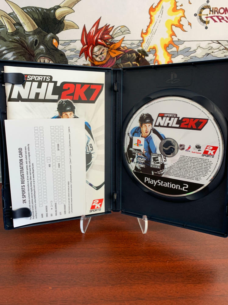 NHL 2K7 PS2 PlayStation 2 + Reg Card - Like New
