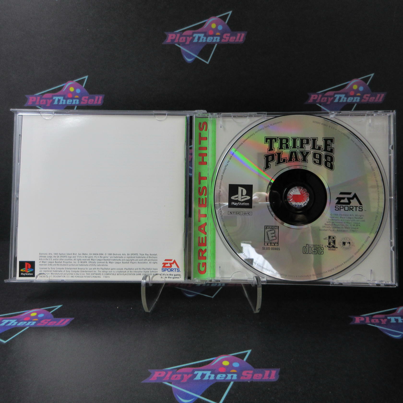 Triple Play '98 PS1 PlayStation 1 GH  + Reg Card - Like New