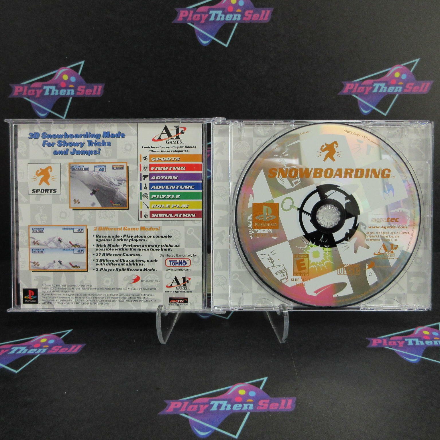 Snowboarding PS1 PlayStation 1 - Like New