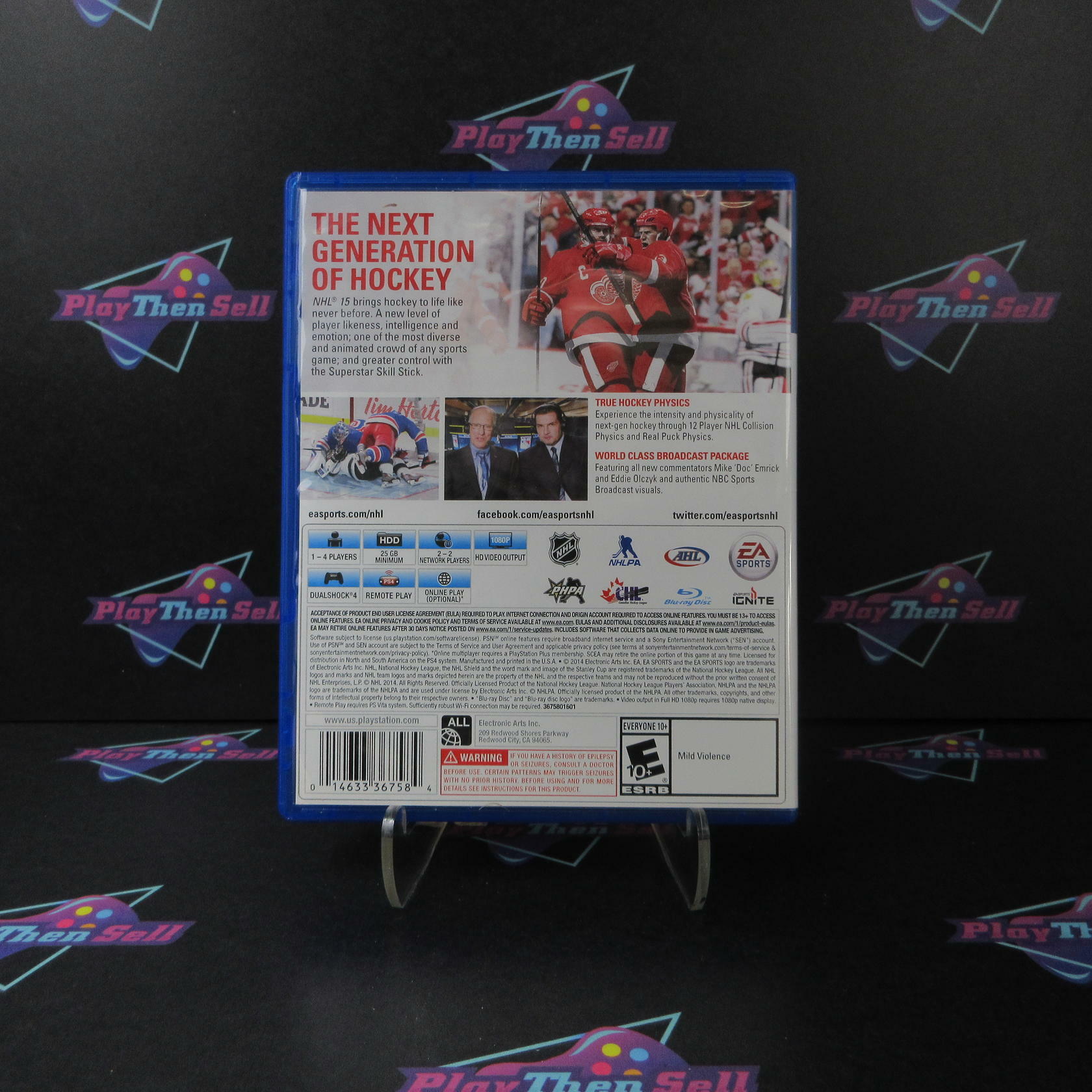 NHL 15 PS4 PlayStation 4 - Like New