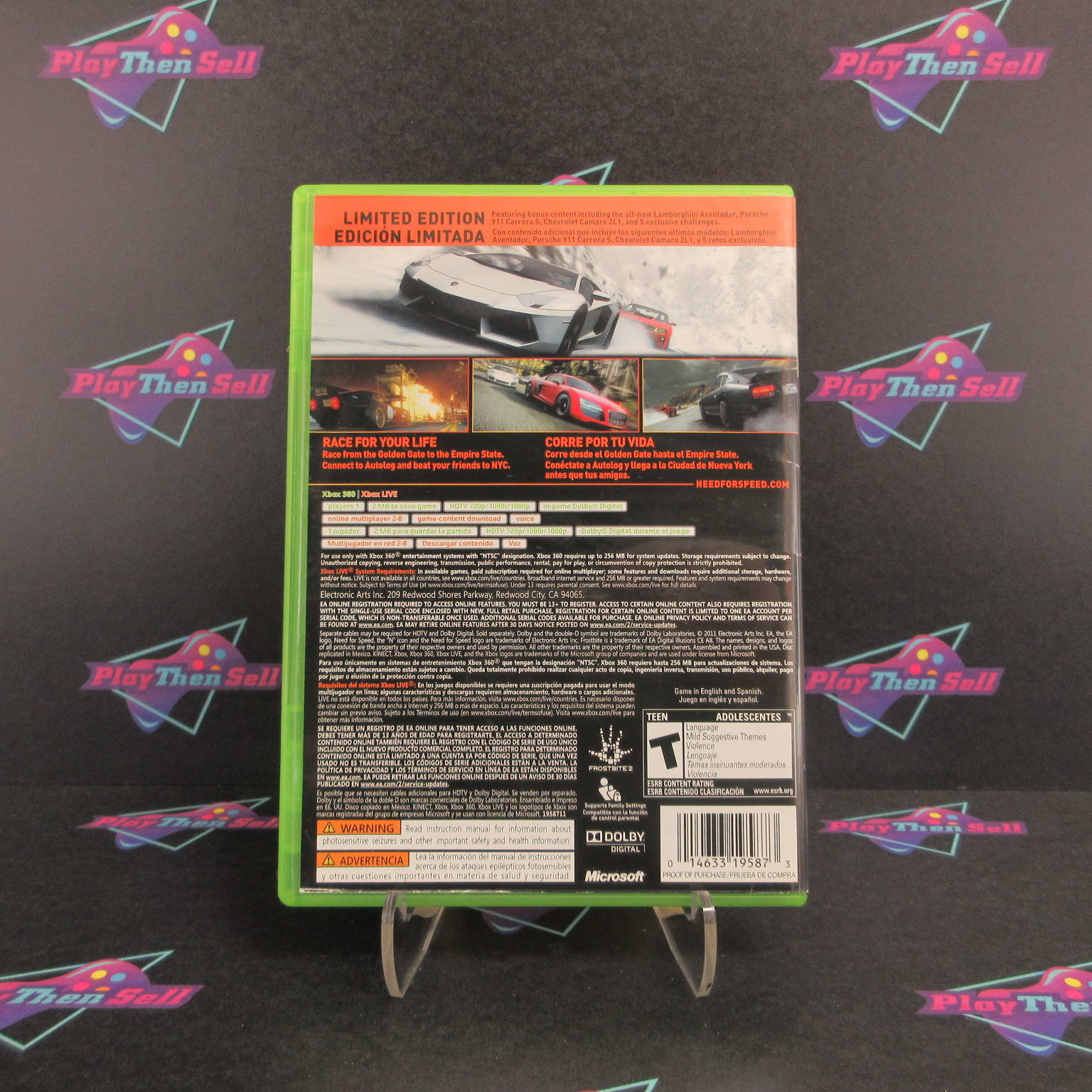 Need for Speed The Run Limited Edition Xbox 360 - Like New