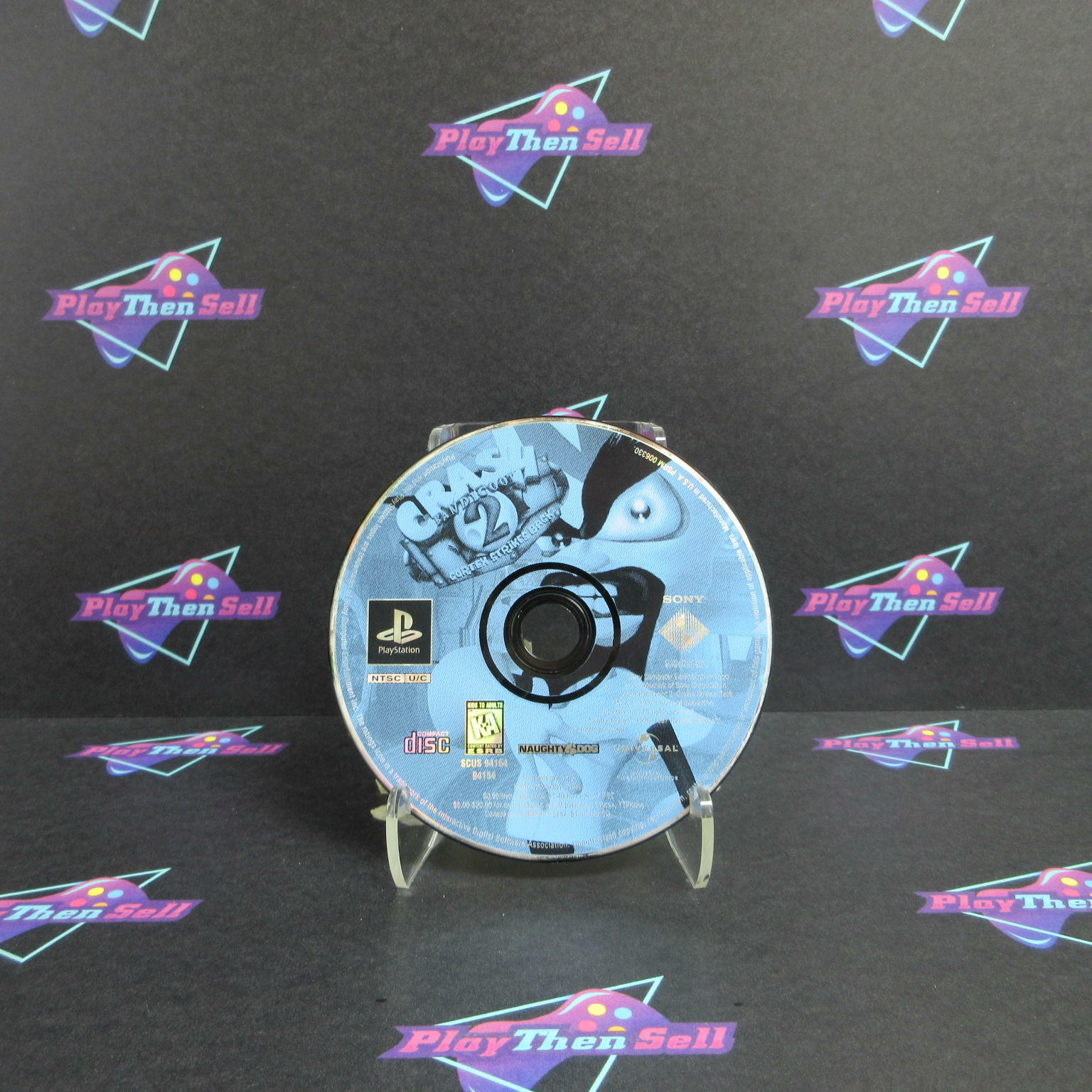 Crash Bandicoot 2 Cortex Strikes Back PS1 Disc Only - Very Good