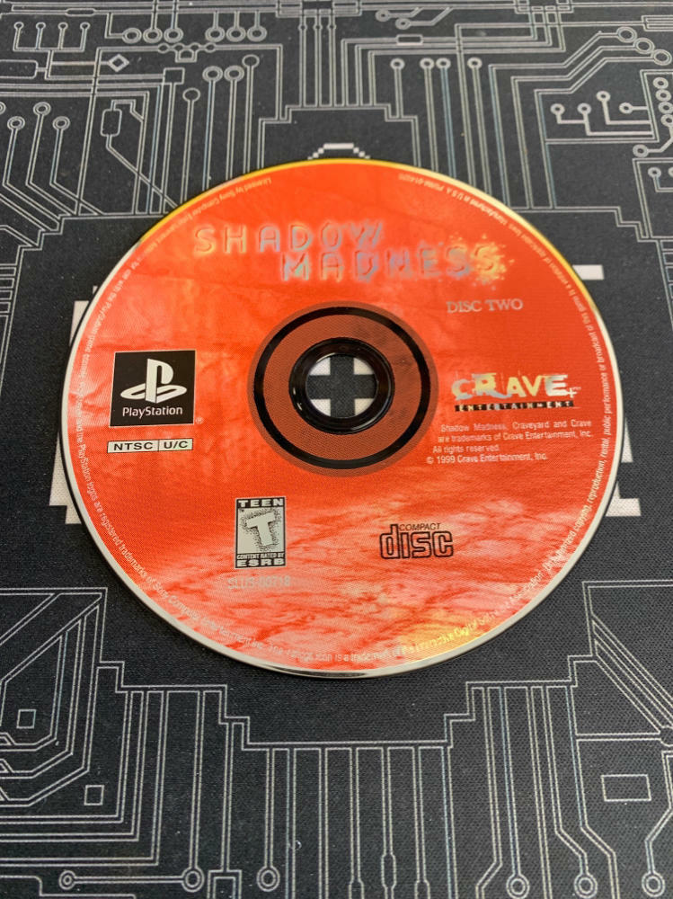 Shadow Madness Disc Two PS1 PlayStation 1 - Acceptable