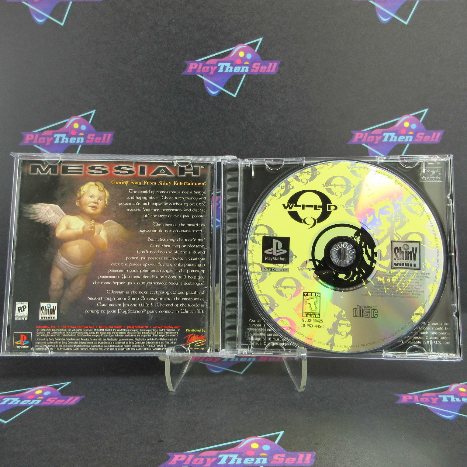 Wild 9 PS1 PlayStation 1 + Reg Card - Like New