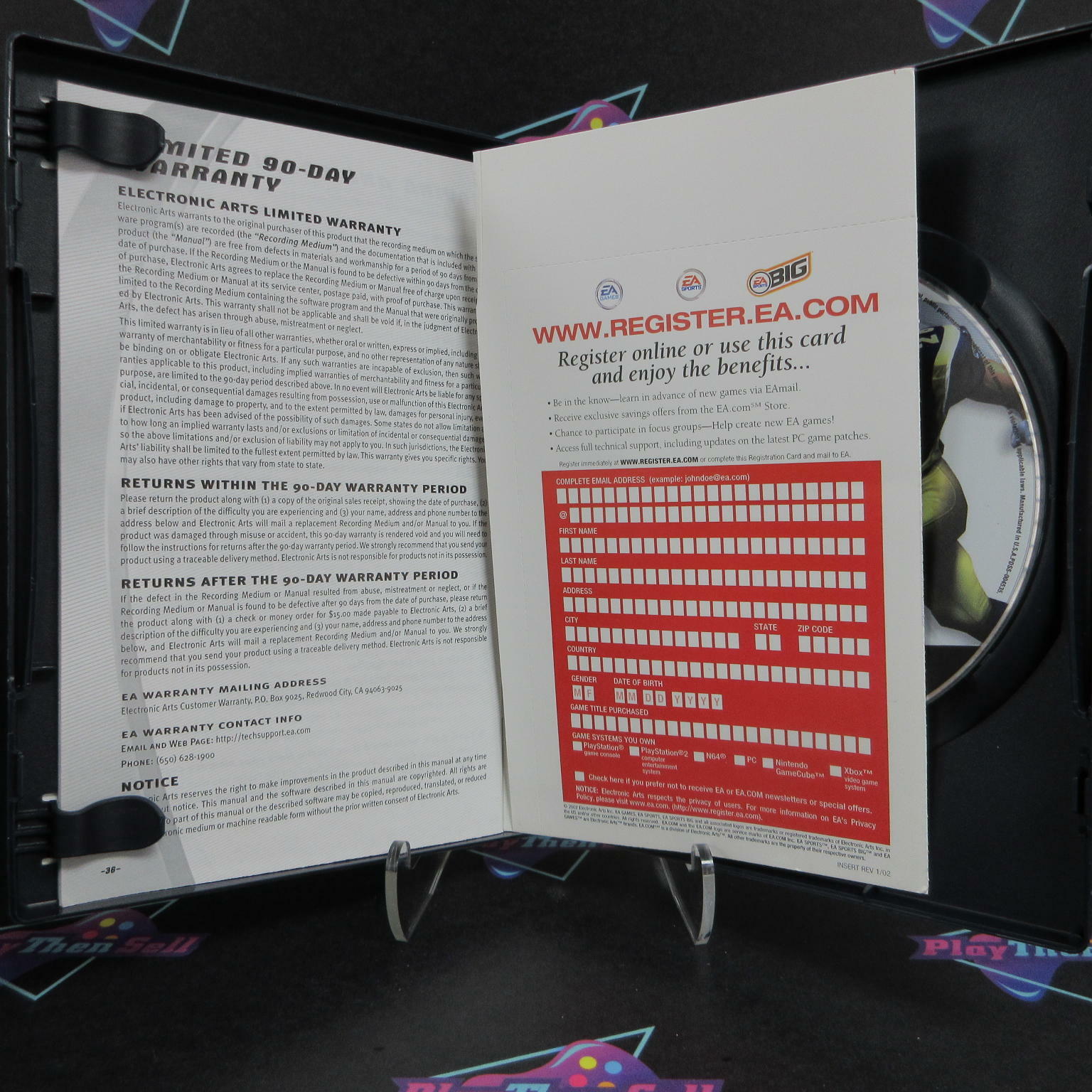 Madden NFL 2003 PS2 Playstation 2 + Reg Card - Like New