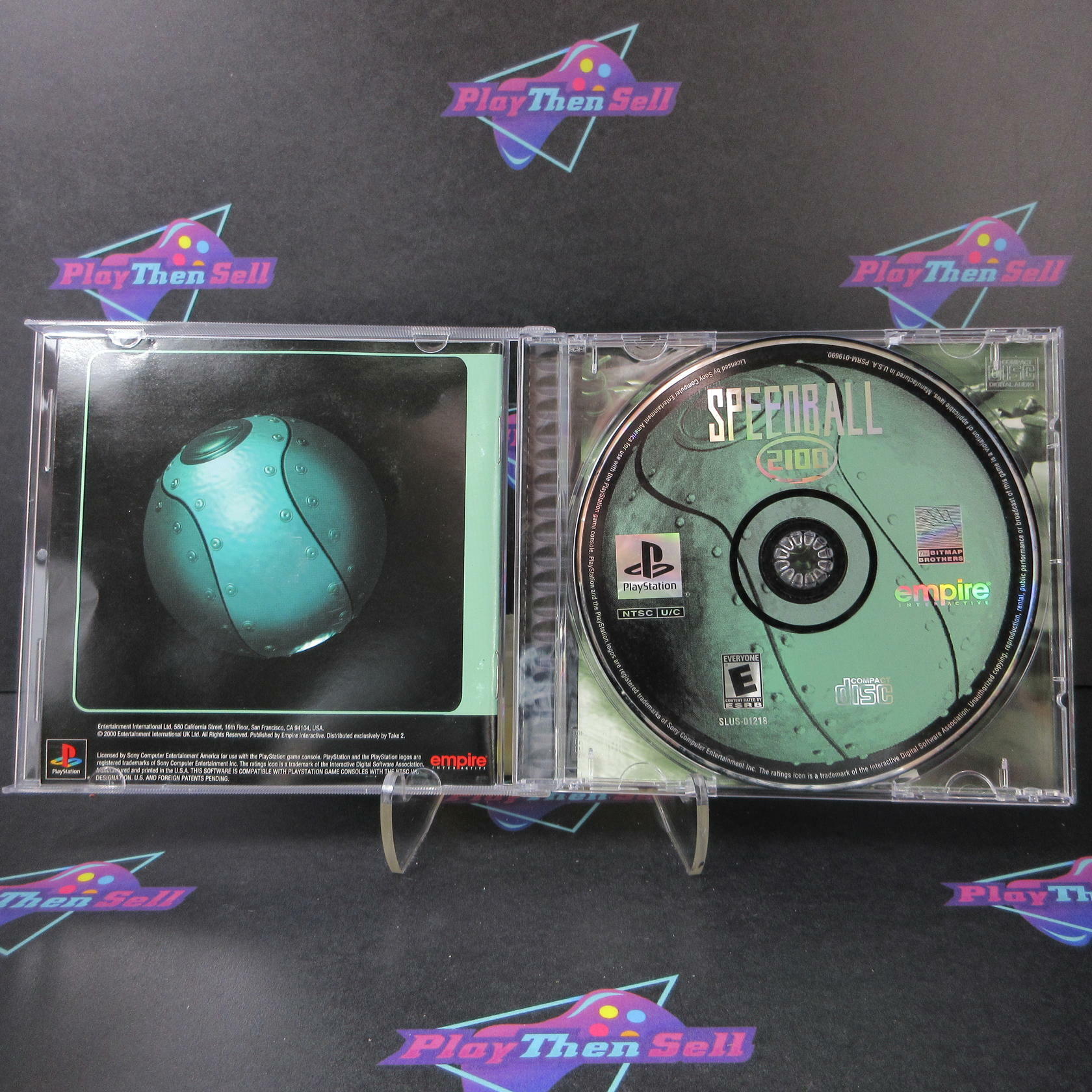 Speedball 2100 PS1 PlayStation 1 + Reg Card - Like New