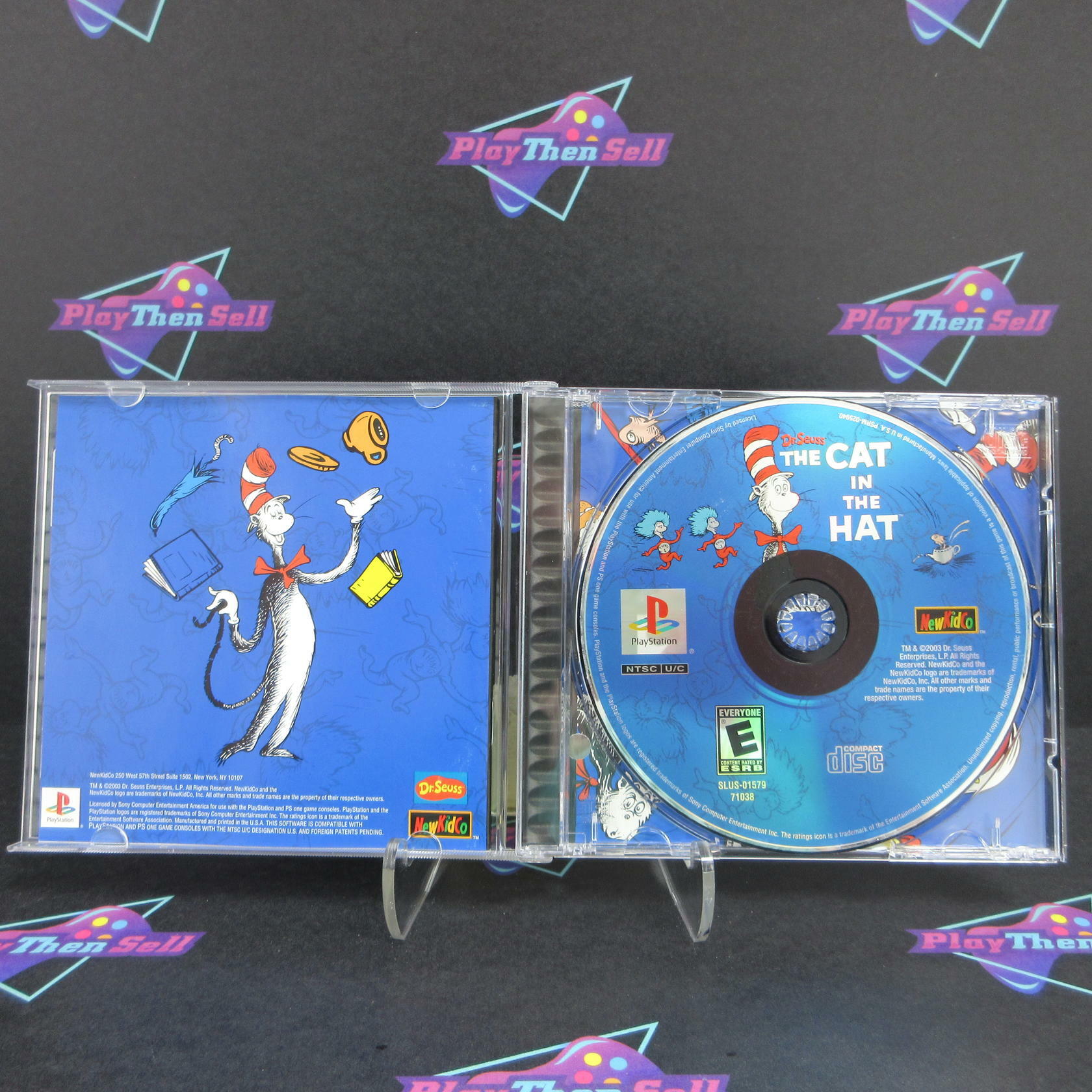 Dr Seuss The Cat in the Hat PS1 PlayStation 1 - Like New