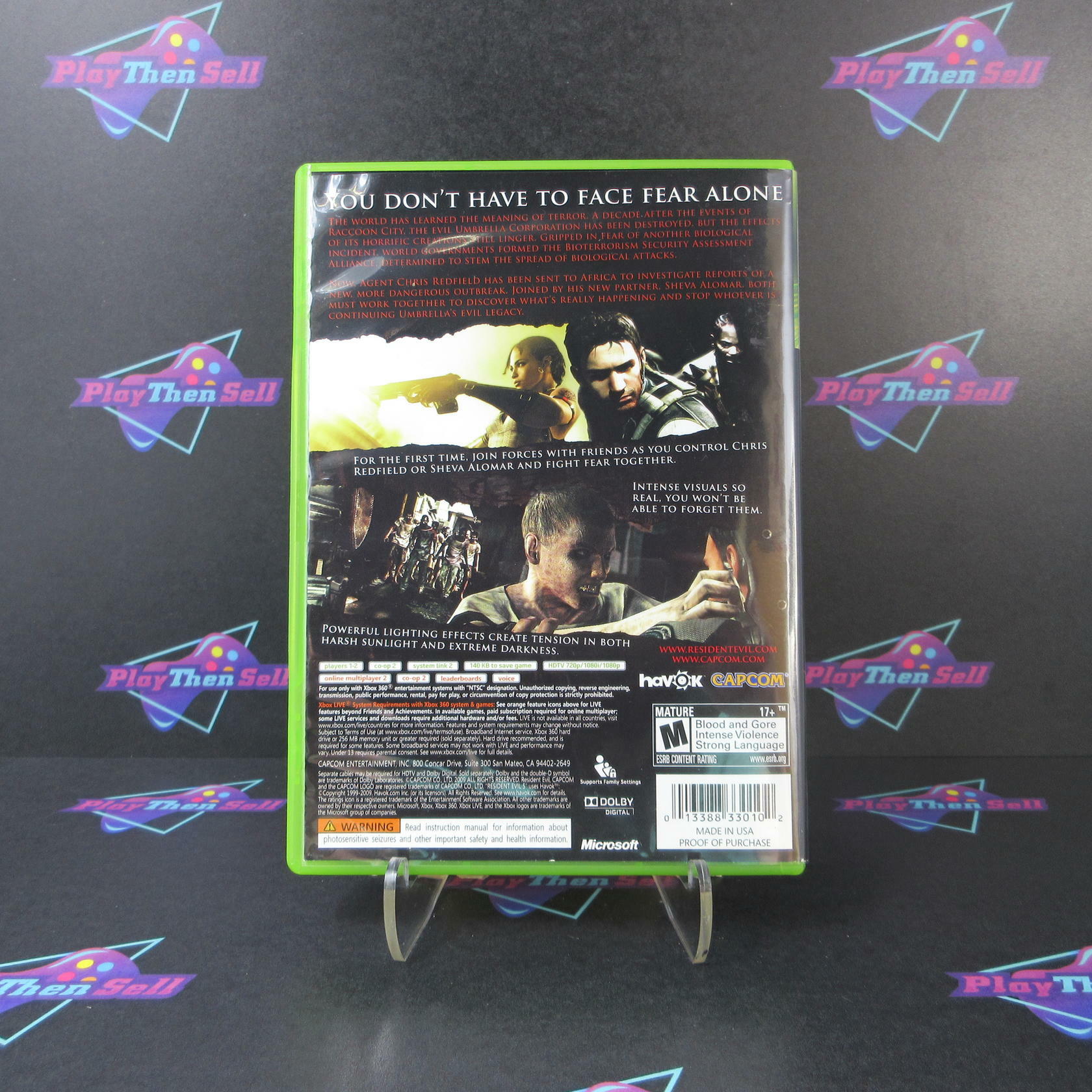 Resident Evil 5 Xbox 360 Complete - Excellent