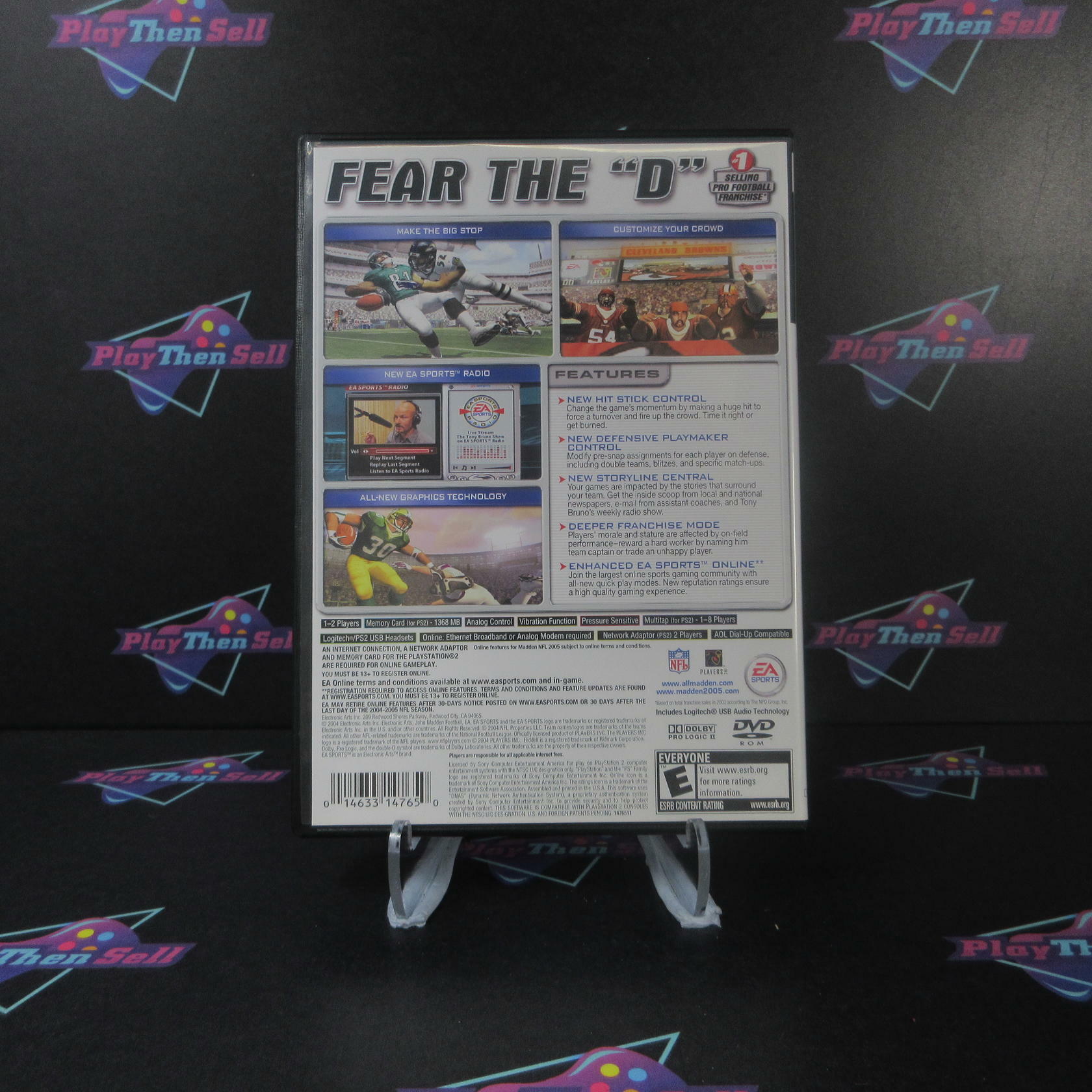 Madden NFL 2005 PS2 PlayStation 2 - Like New