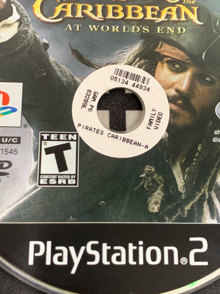 Pirates Of The Caribbean At Worlds End PS2 PlayStation 2 NM /RH - Very Good