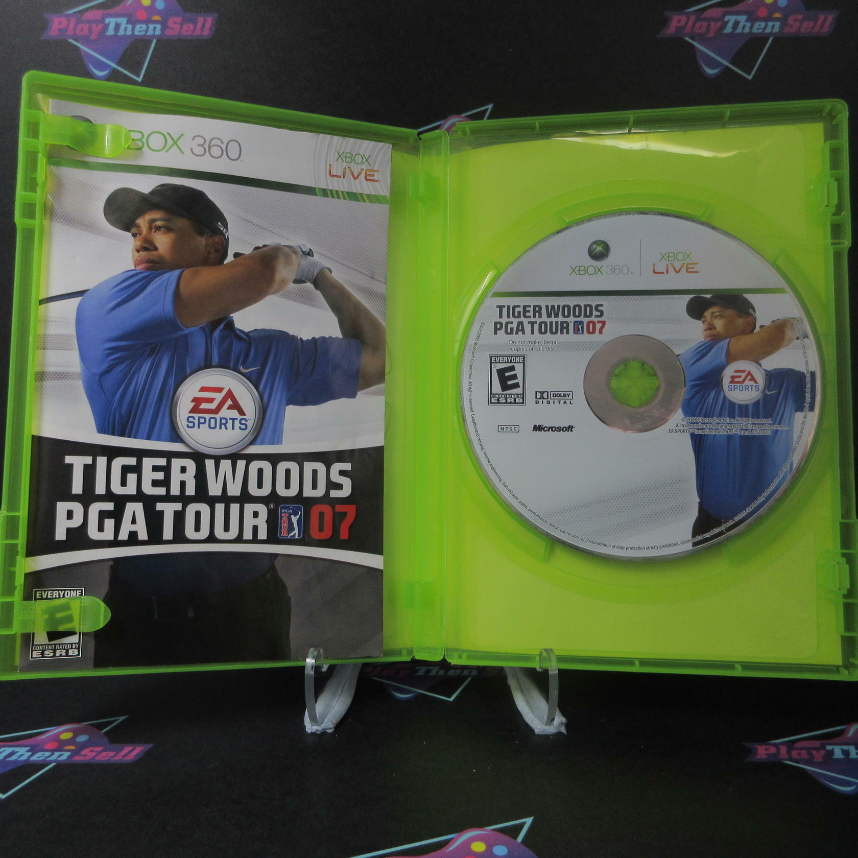 Tiger Woods PGA Tour 07 Xbox 360 DD Complete CIB - Very Good
