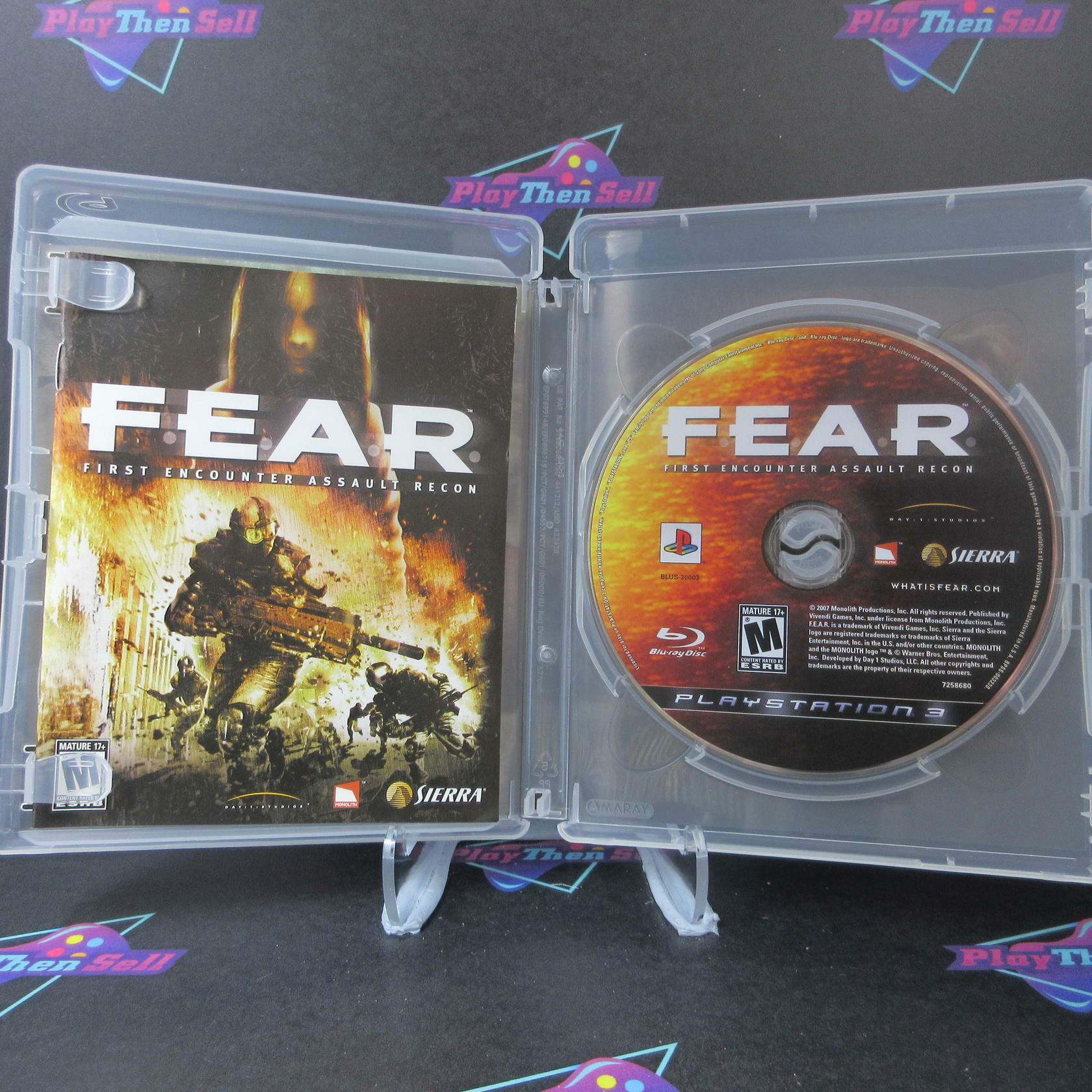 F.E.A.R. First Encounter Assault Recon PS3 Playstation 3 - Like New