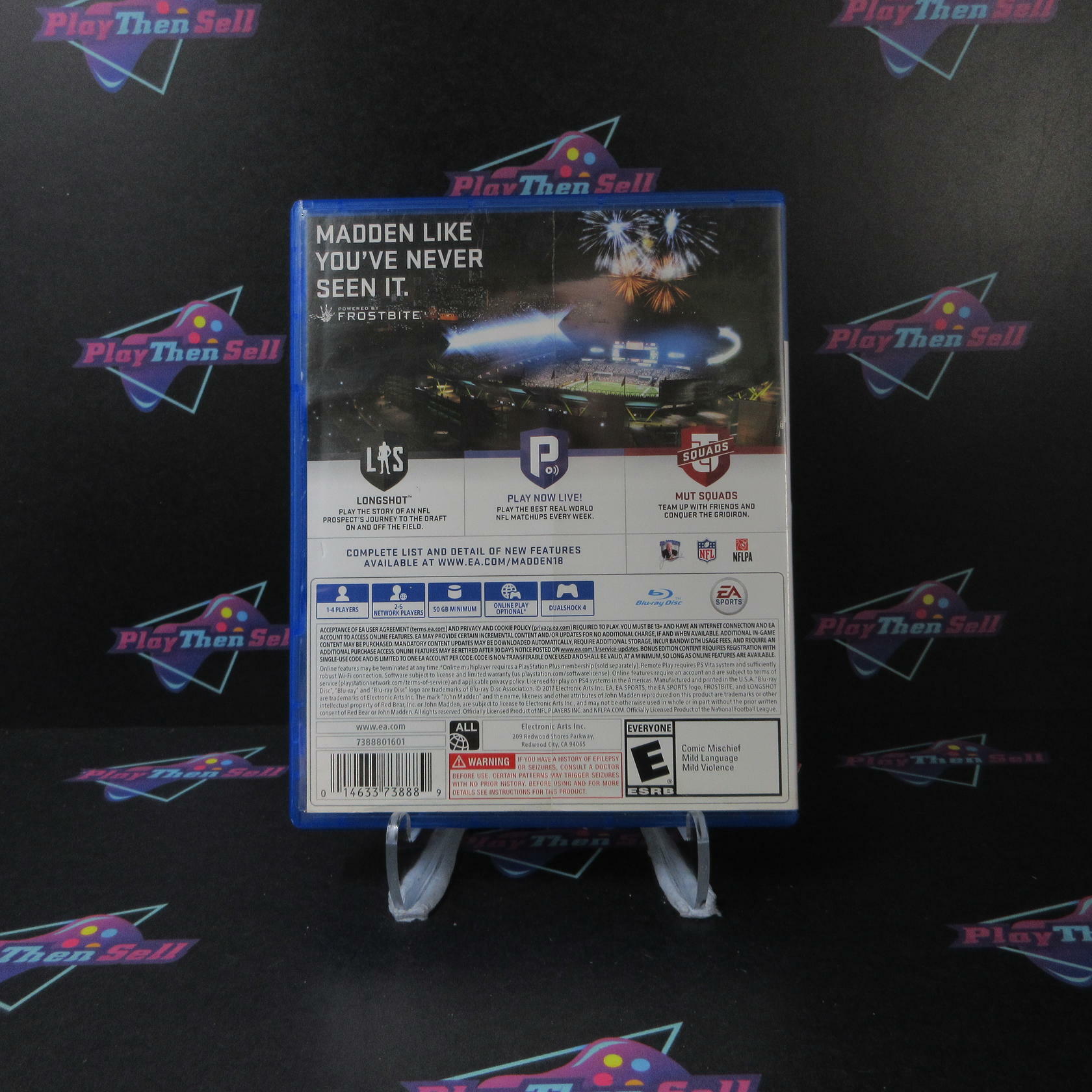 Madden NFL 18 Limited Edition PS4 PlayStation 4 AD - Very Good