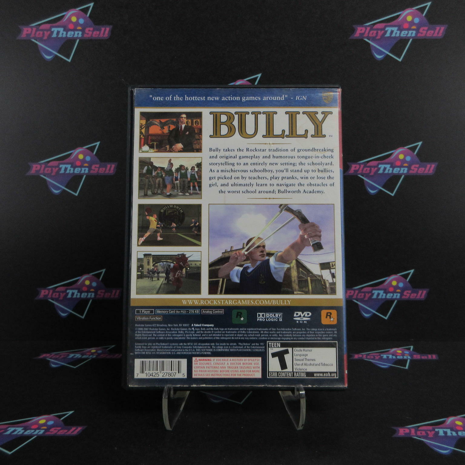 Bully GH PS2 PlayStation 2 AD/NM - Very Good