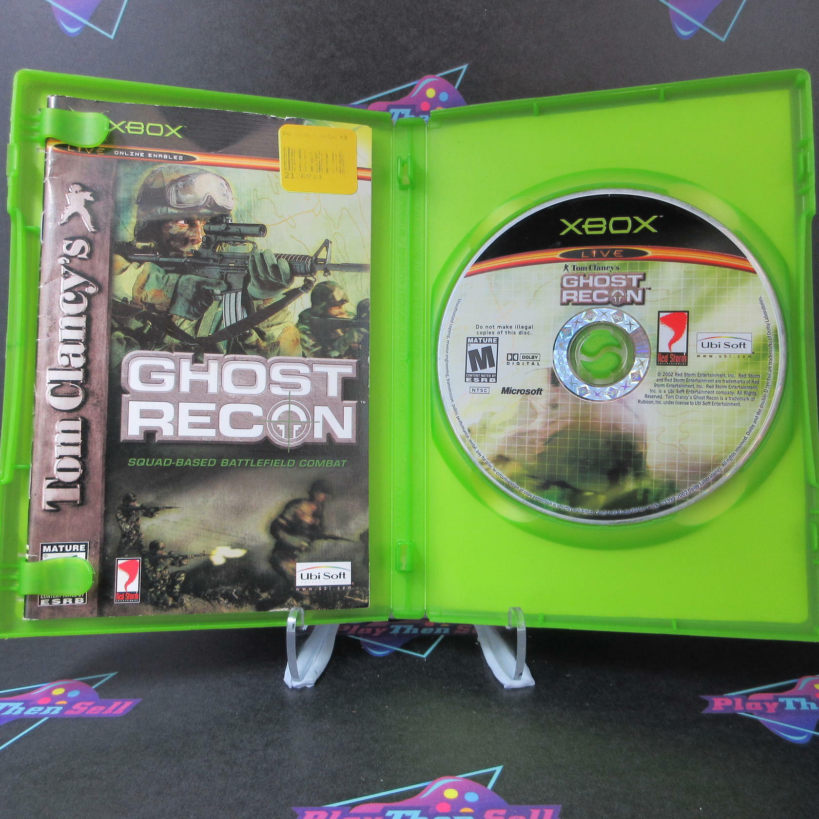 Tom Clancy's Ghost Recon Xbox PH + Reg Card MD Complete - Very Good