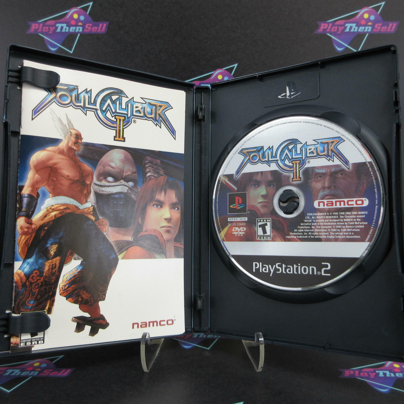 Soul Calibur 2 PS2 PlayStation 2 + Reg Card - Like New
