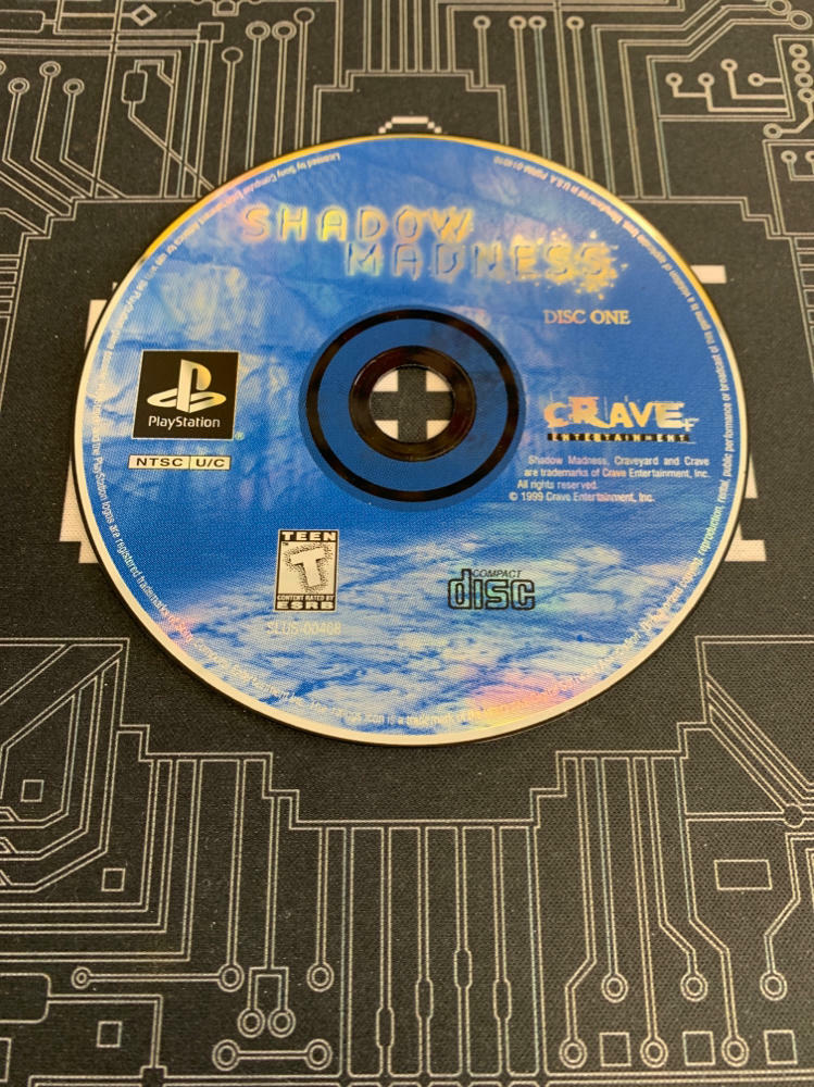 Shadow Madness Disc One PS1 PlayStation 1 - Acceptable
