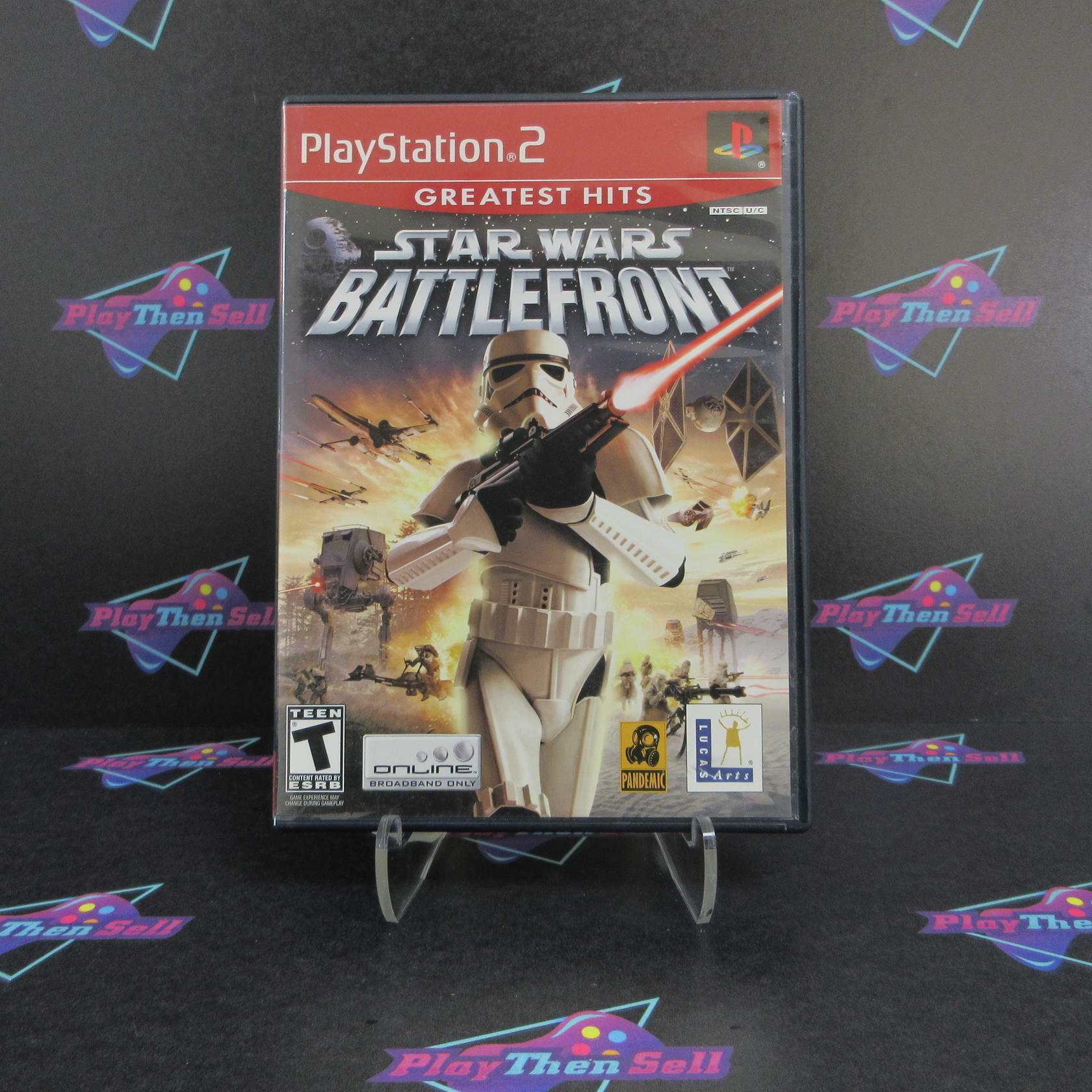 Star Wars Battlefront PS2 PlayStation 2 Greatest Hits - Like New