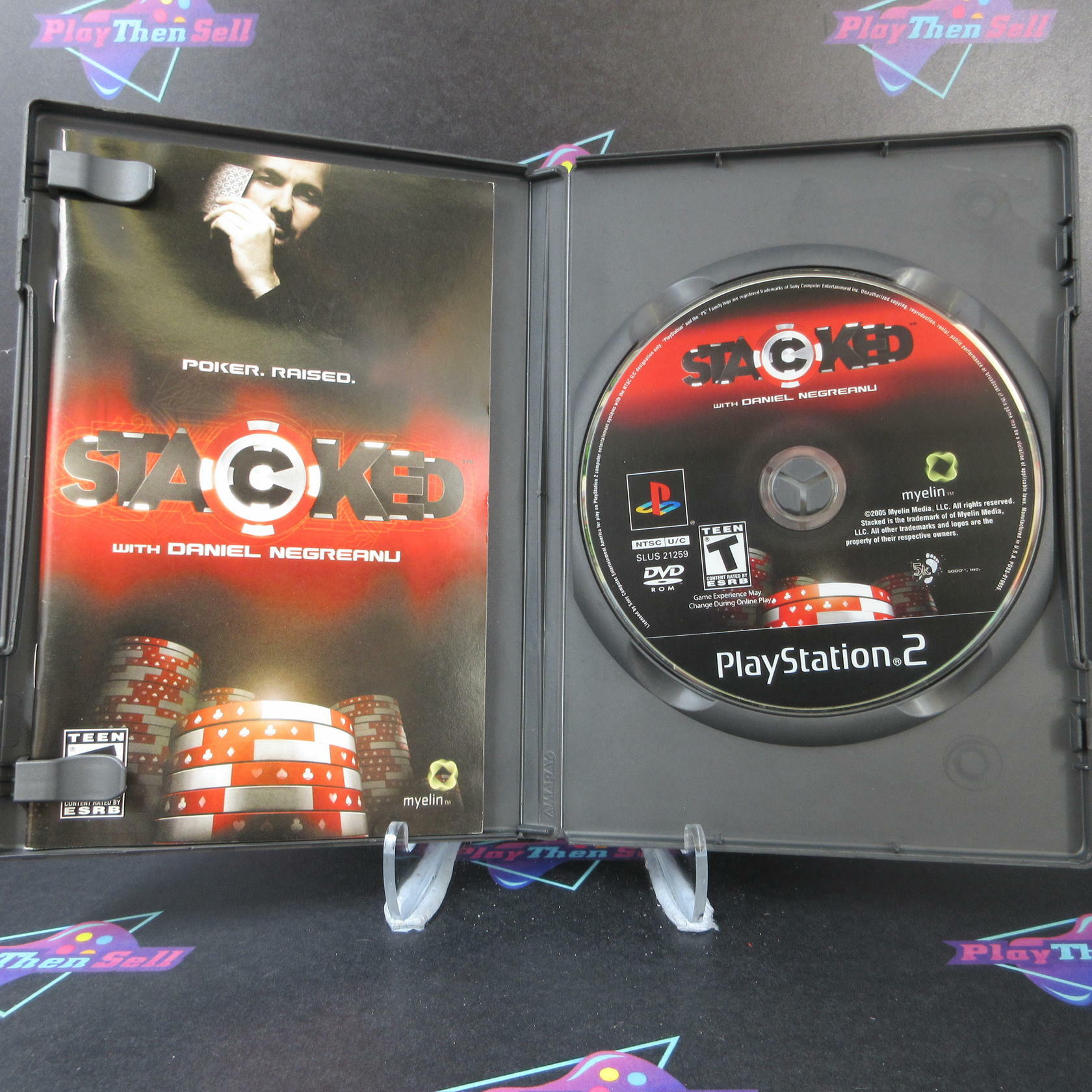 Stacked with Daniel Negreanu PS2 PlayStation 2 - Like New