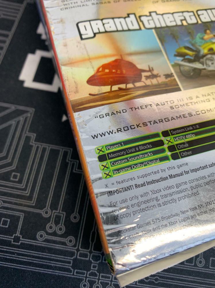 Grand Theft Auto Double Pack + Maps Xbox WD - Very Good