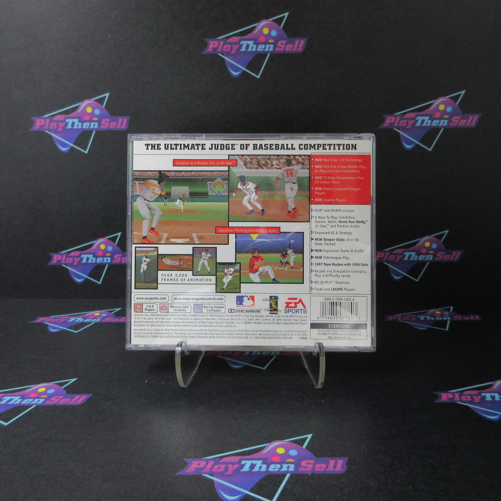 Triple Play '98 PS1 PlayStation 1 GH  + Reg Card - Like New