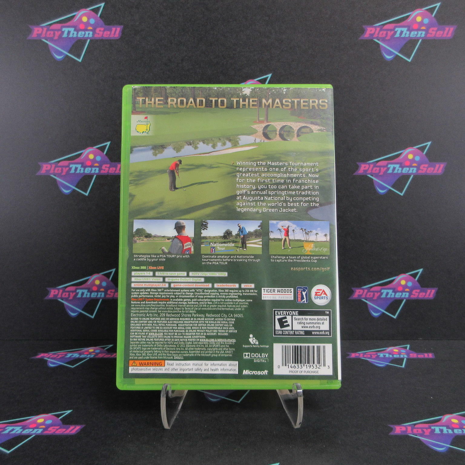 Tiger Woods PGA Tour 12 The Masters Xbox 360 AD - Very Good