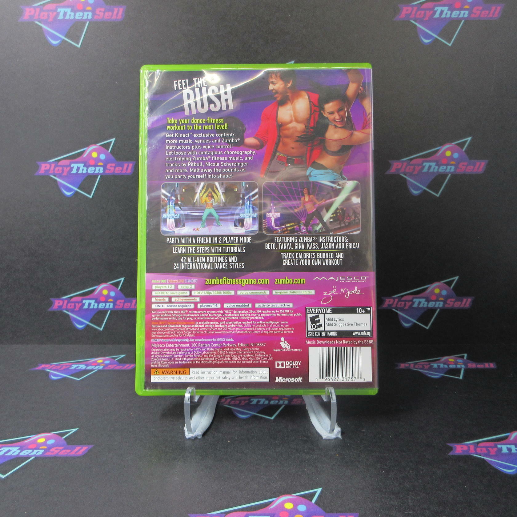 Zumba Fitness Rush Xbox 360 - Like New