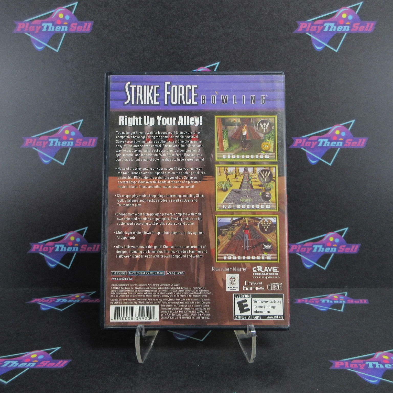 Strike Force Bowling PS2 PlayStation 2 AD - Very Good