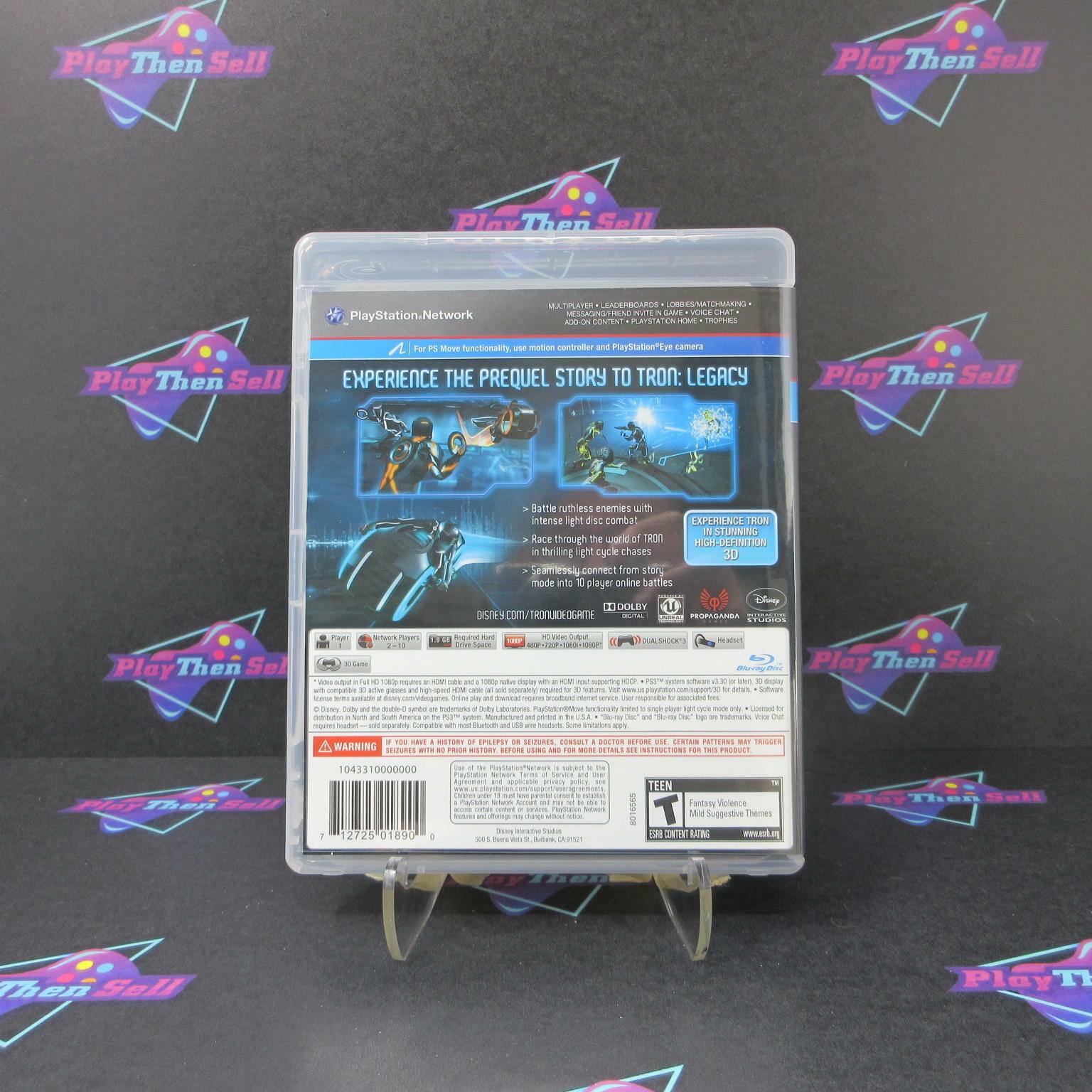 TRON Evolution PS3 PlayStation 3 - Like New