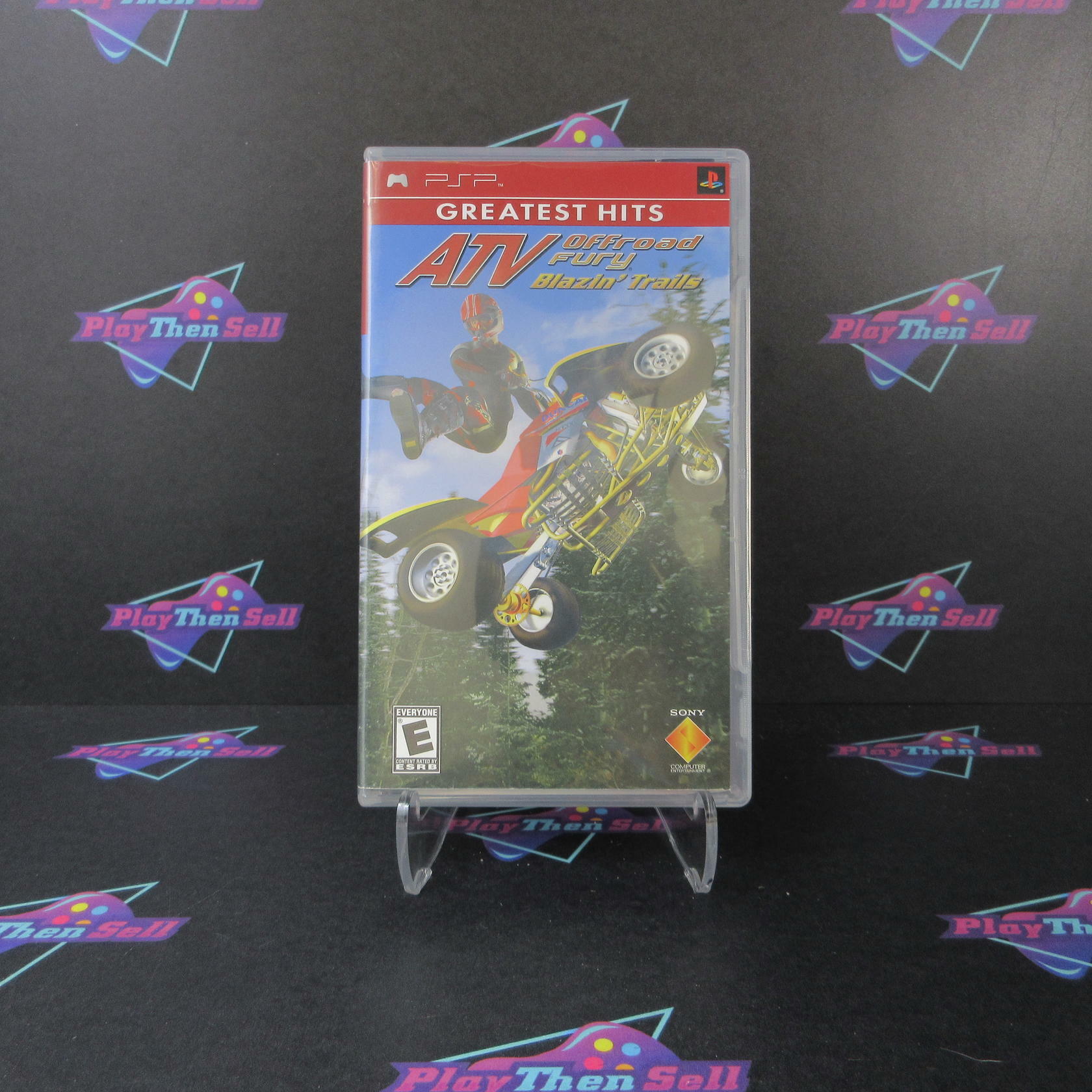 ATV Offroad Fury Blazin Trails Greatest Hits PSP Clear UMD - Like New