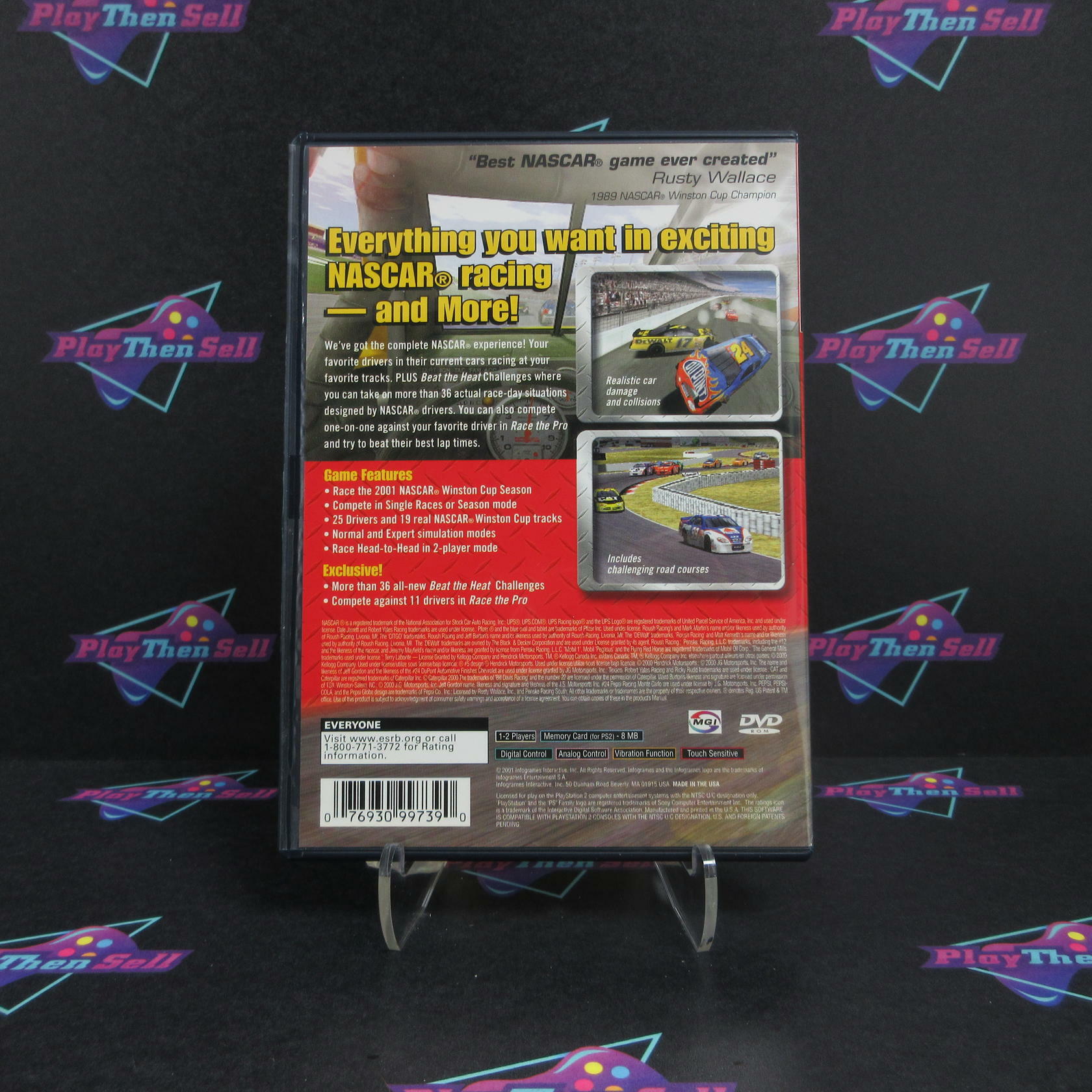 Nascar Heat 2002 PS2 PlayStation 2 - Like New