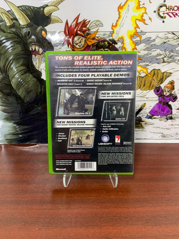 Tom Clancy's Rainbow Six 3 Demo Disc Xbox AD - Very Good