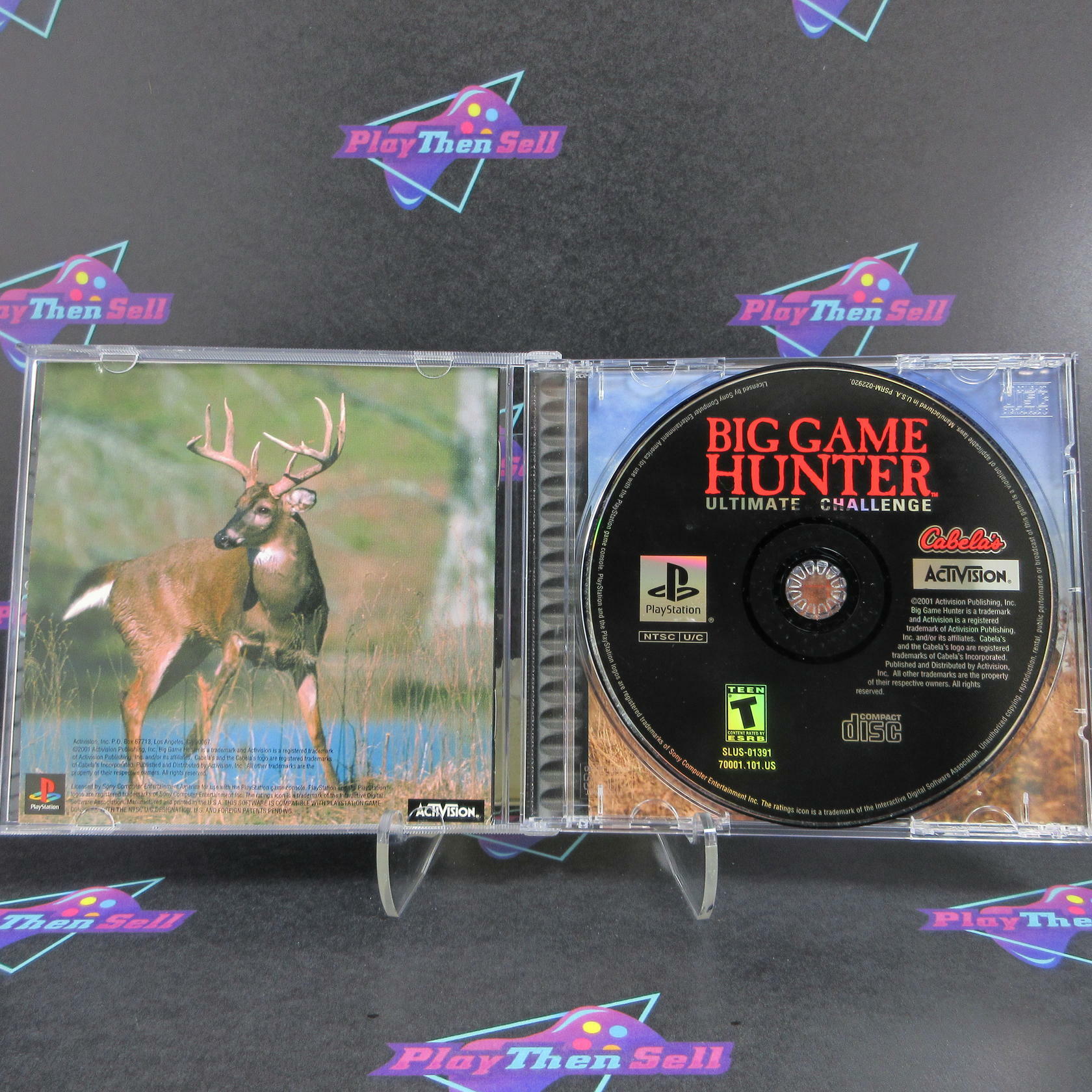 Cabela's Big Game Hunter Ultimate Challenge PS1 PlayStation 1 - Like New