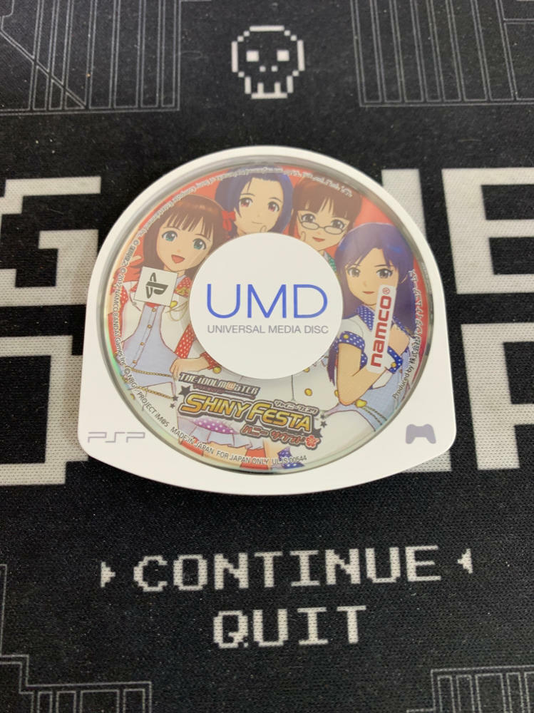 The Idolmaster Shiny Festa Set of 3 Sony PSP - Japan Import - Like New
