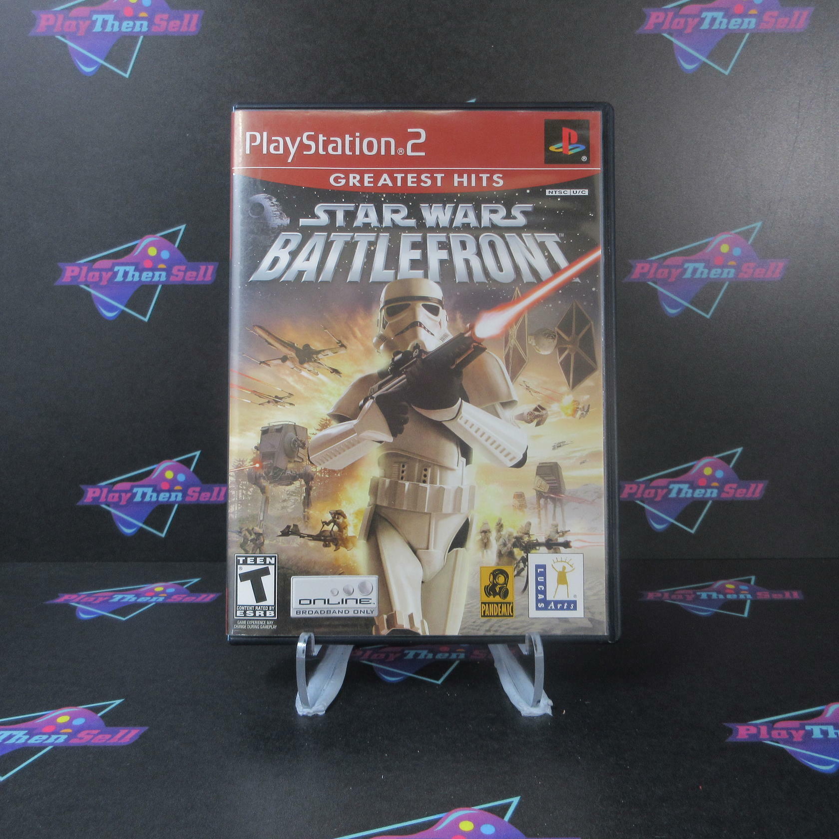 Star Wars Battlefront GH PS2 PlayStation 2 AD/NM - Very Good