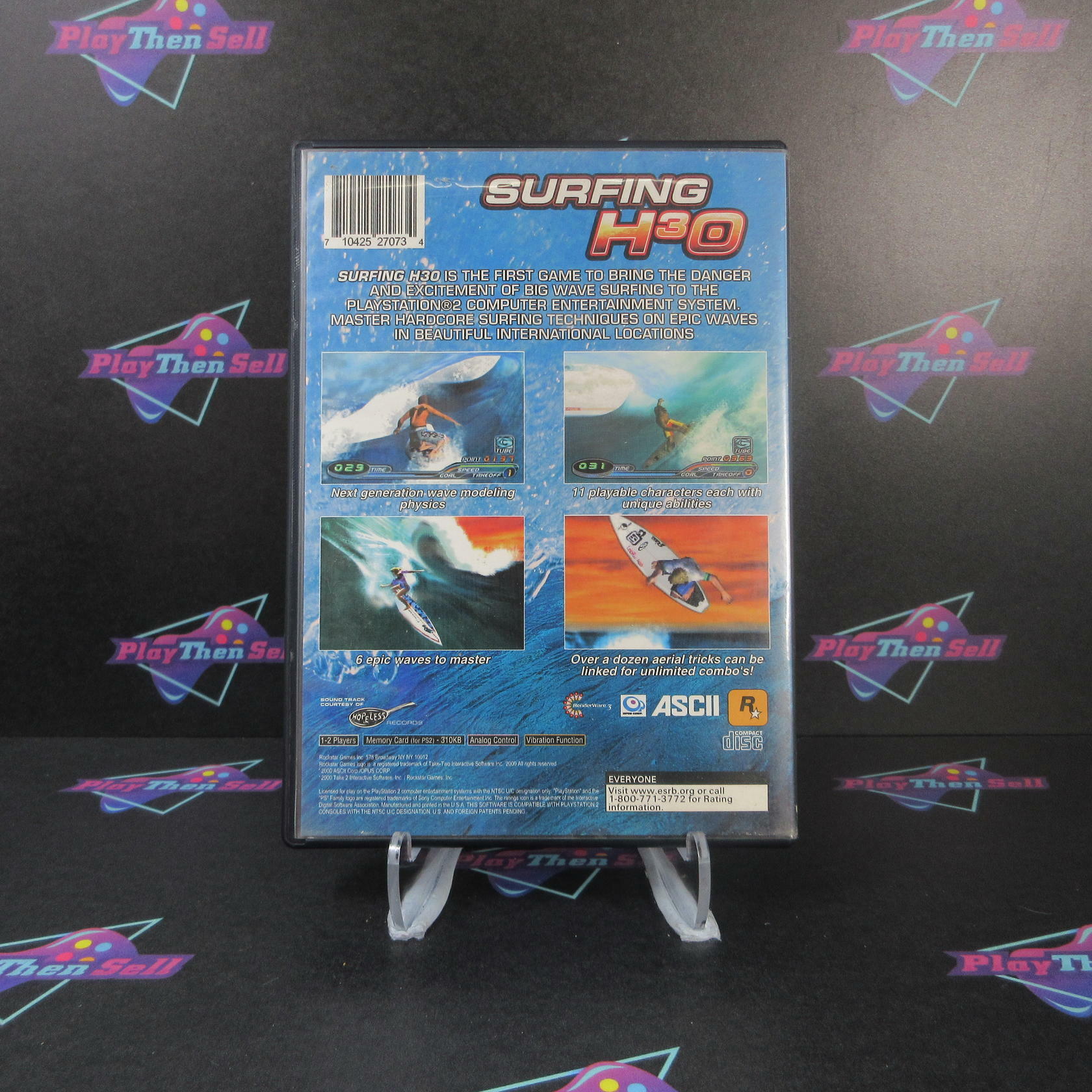 Surfing H30 PS2 PlayStation 2 AD Complete CIB - Very Good