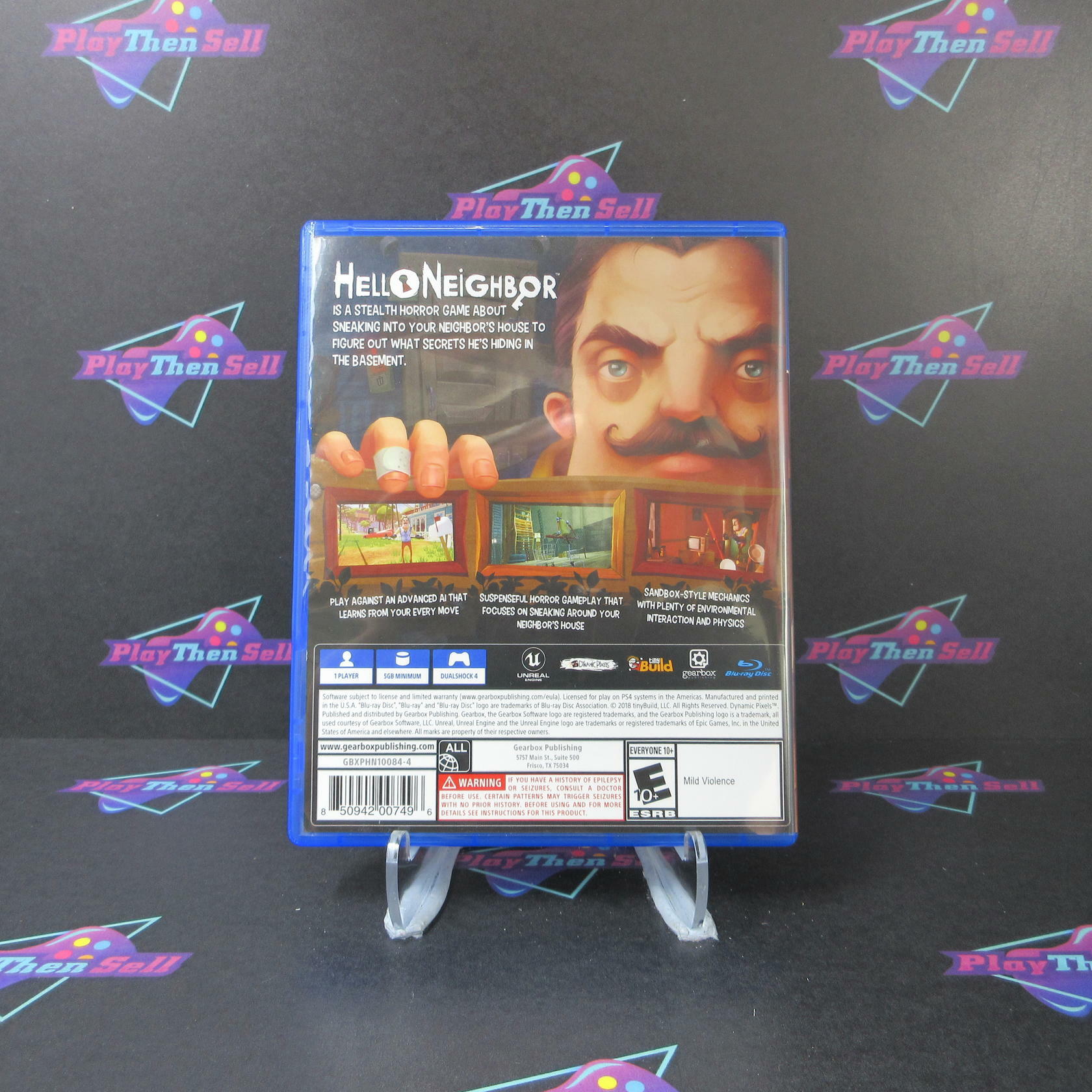 Hello Neighbor PS4 PlayStation 4 - Like New