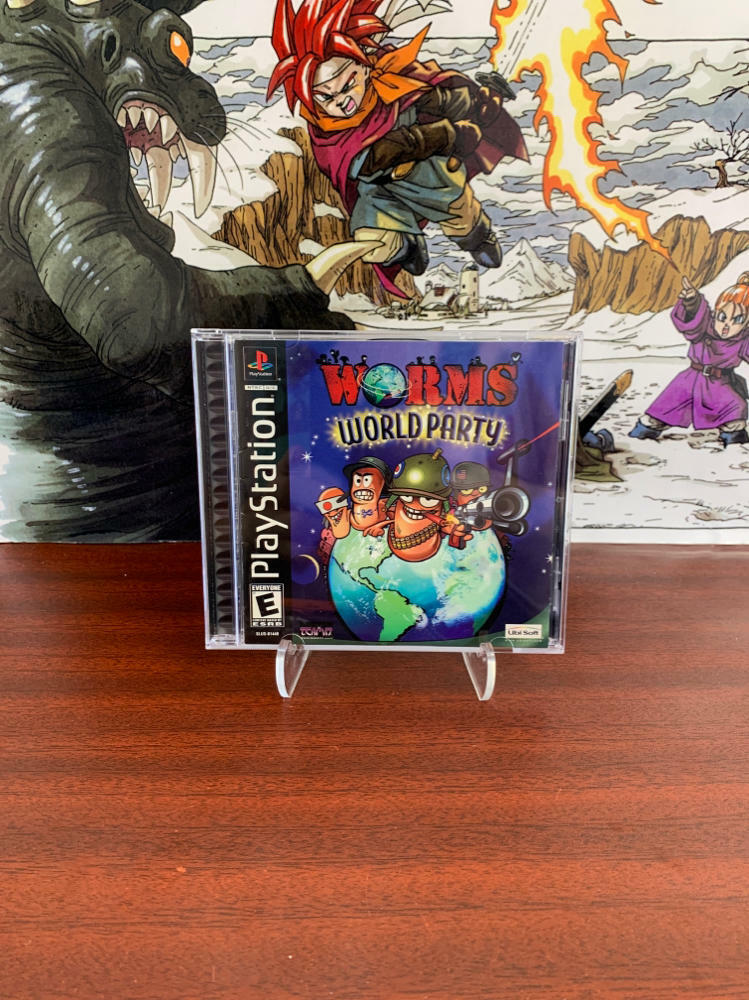 Worms World Party PS1 PlayStation 1 DD - Very Good