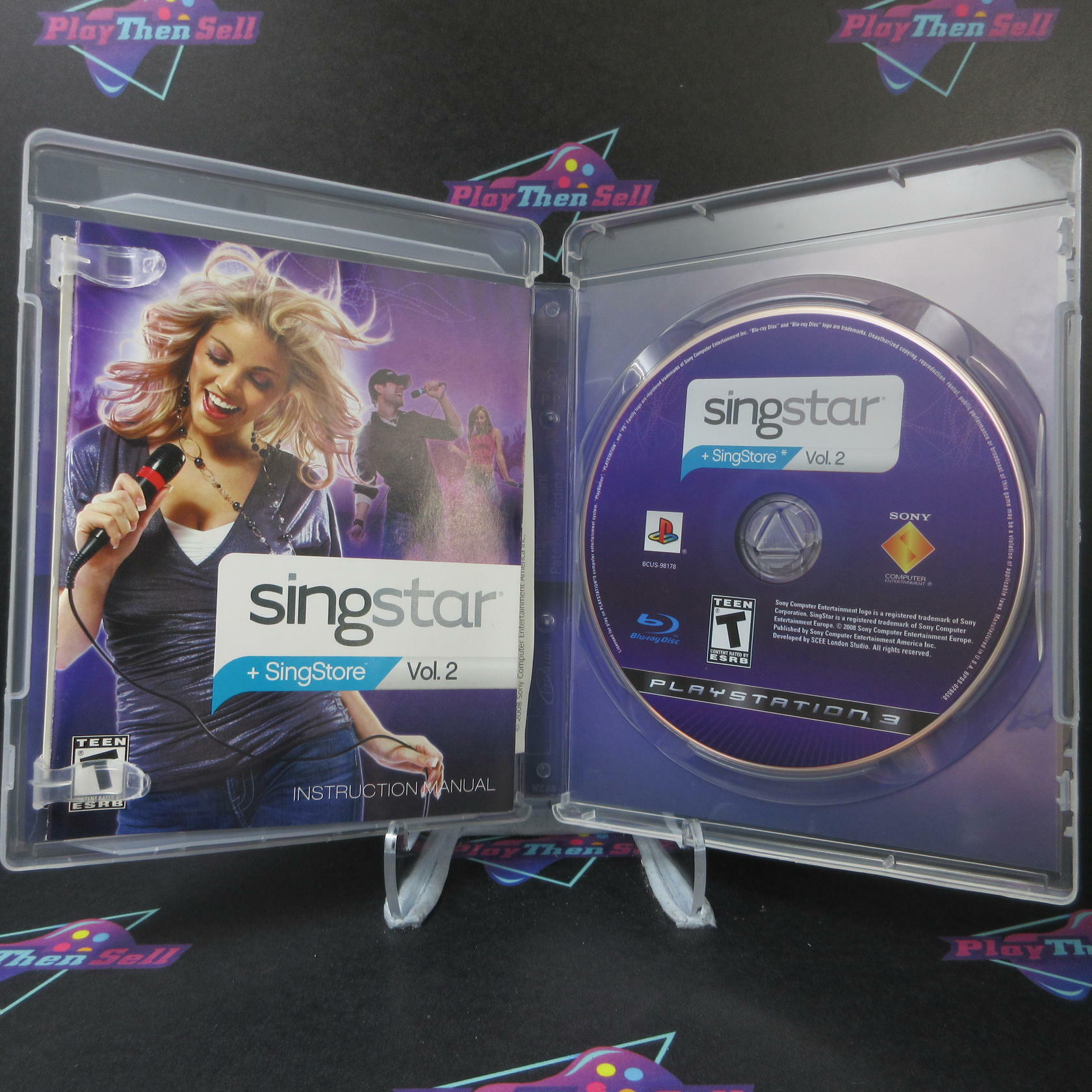 SingStar Vol. 2 PS3 PlayStation 3 + Reg Card - Like New