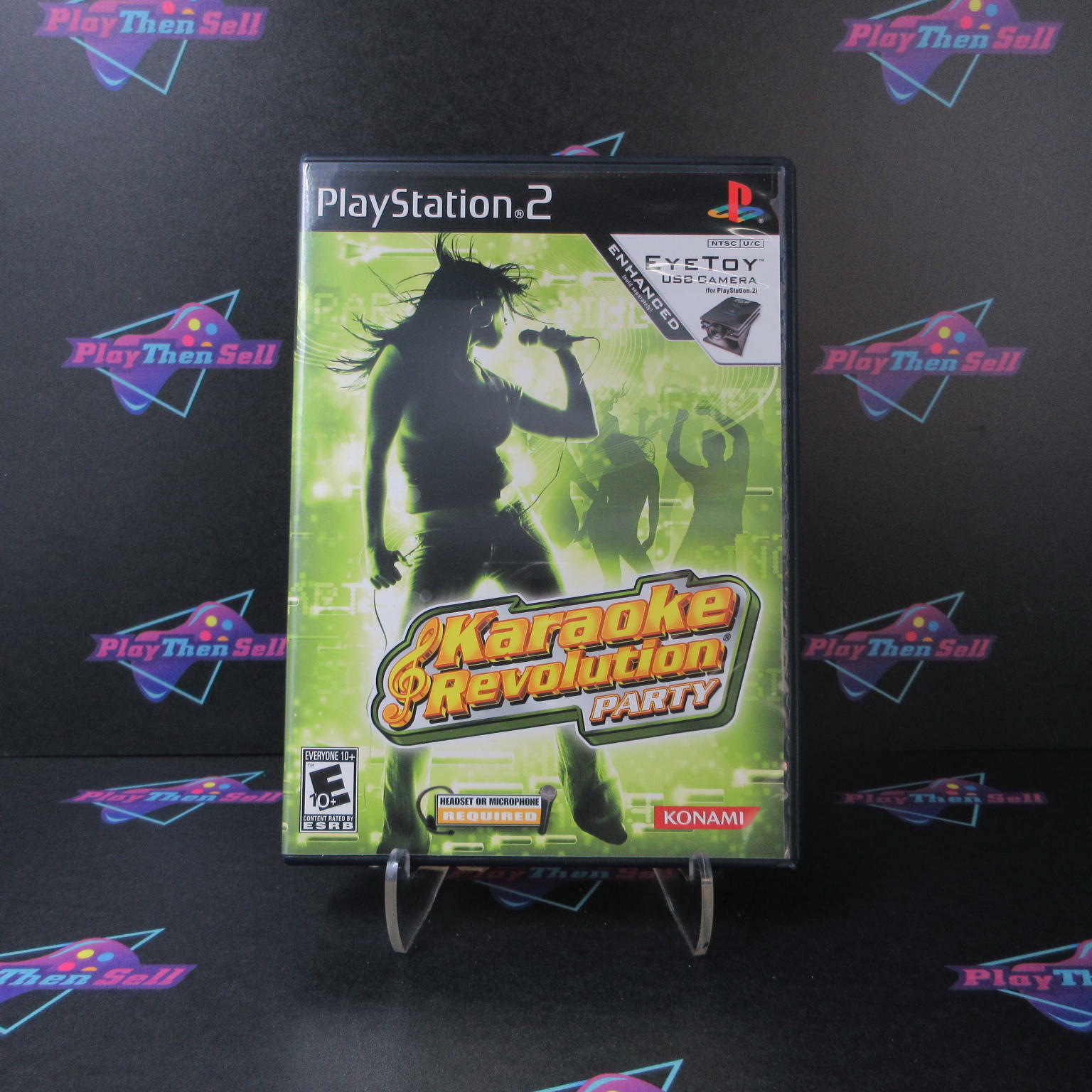 Karaoke Revolution Party PS2 PlayStation 2 - Like New